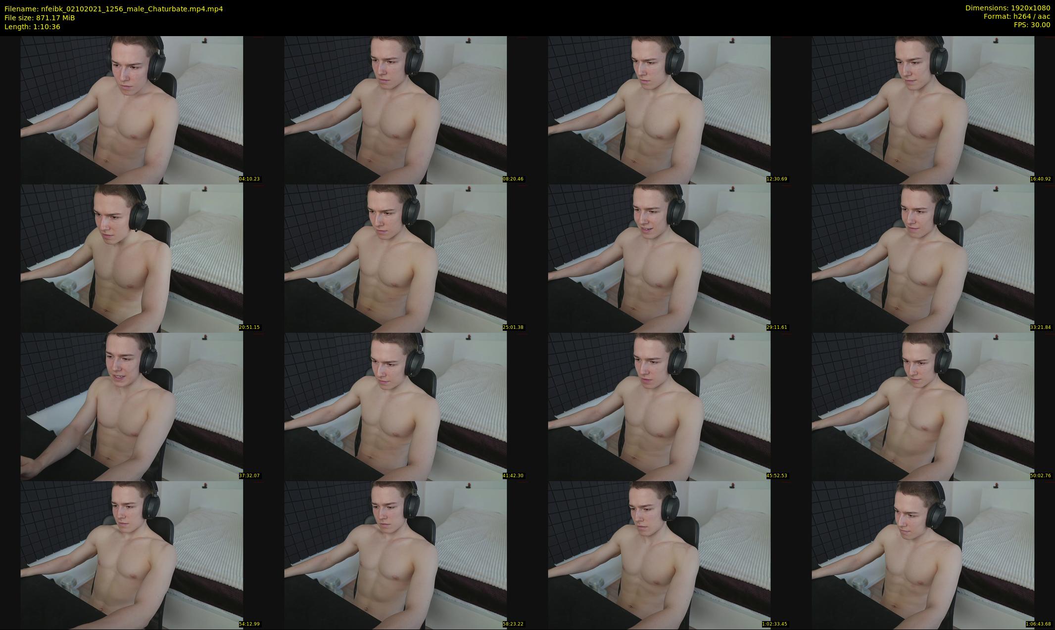 nfeibk — 71 minute Chaturbate male cam show recording, 1080p, Oct 2, 2021