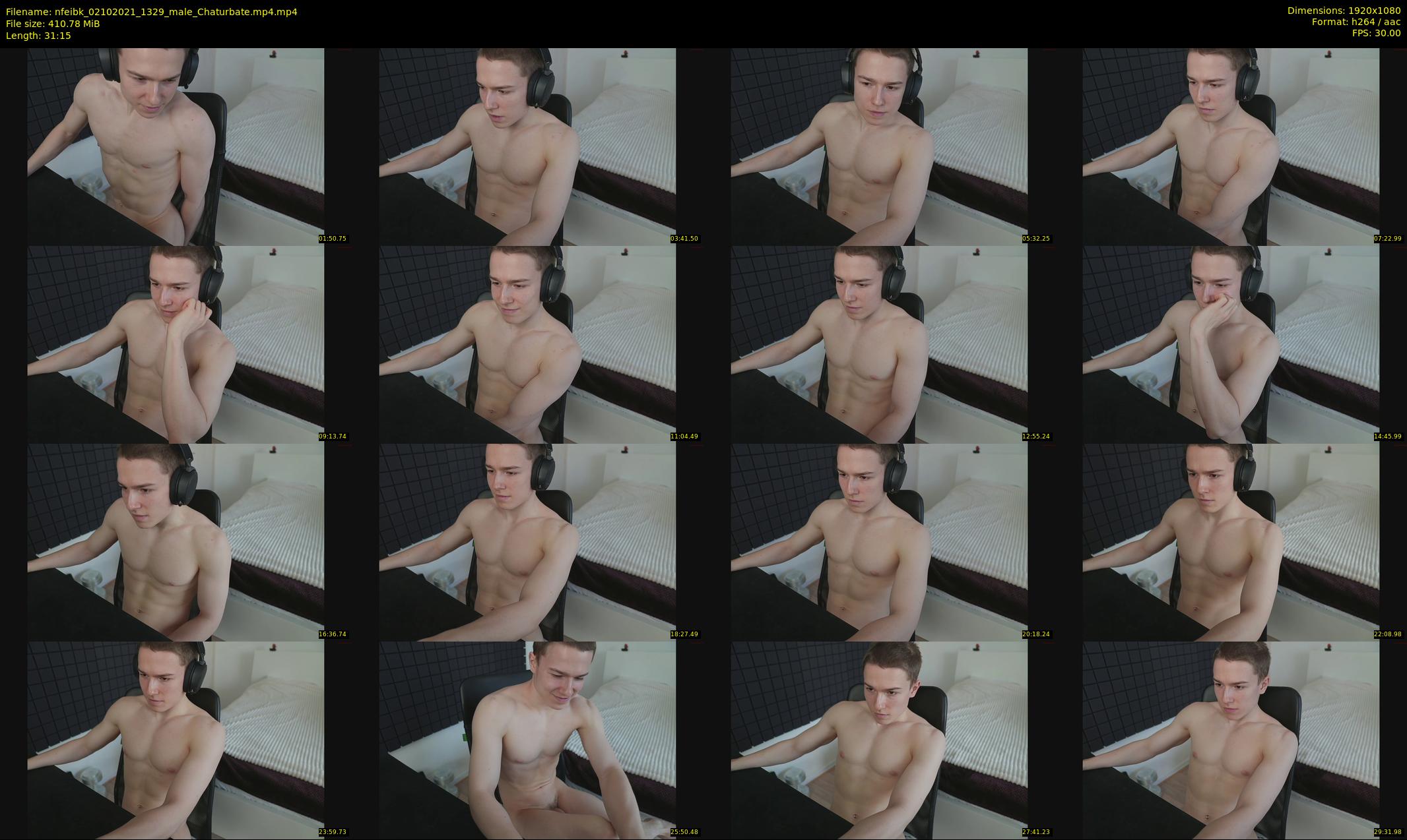 nfeibk — 32 minute Chaturbate male cam show recording, 1080p, Oct 2, 2021