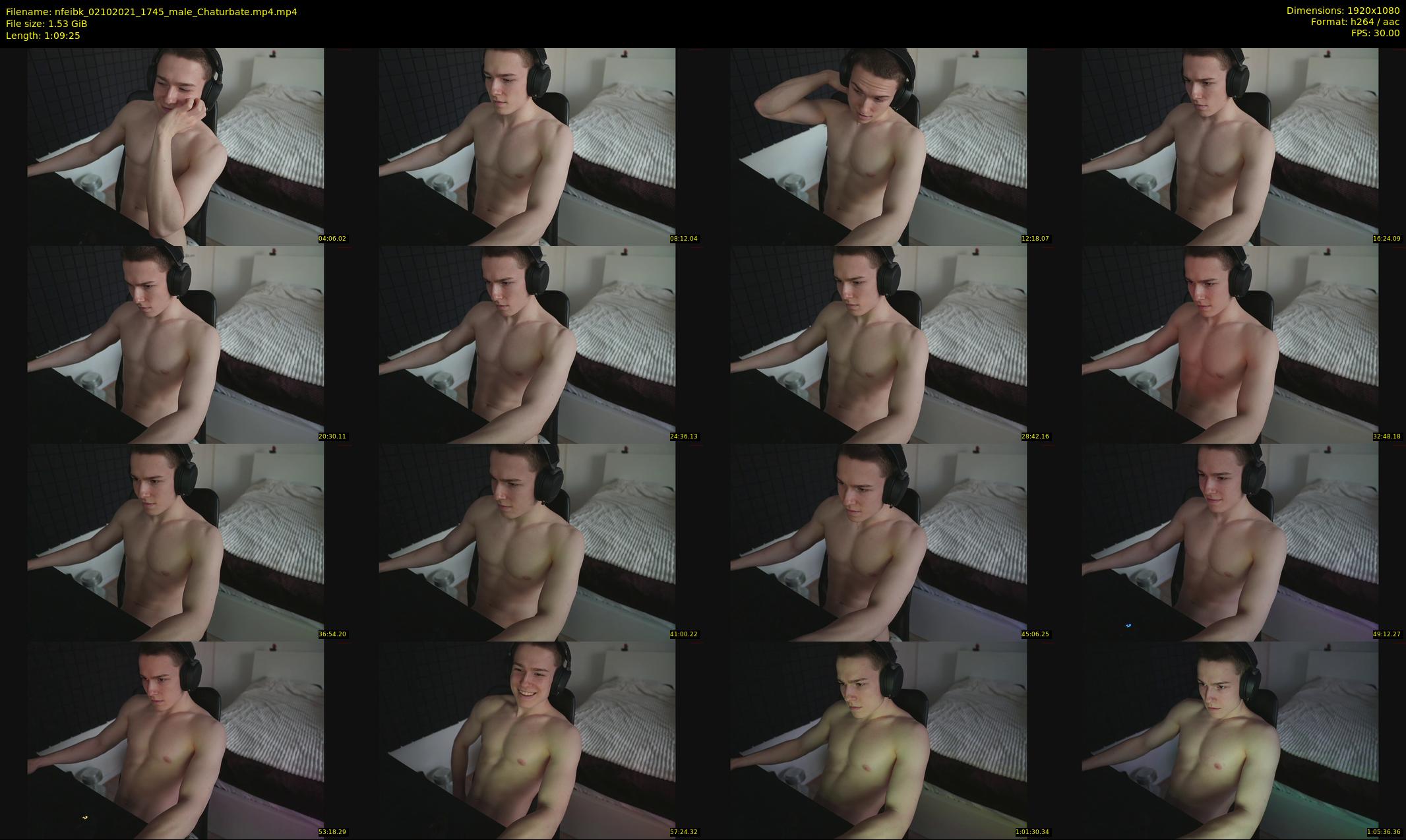 nfeibk — 70 minute Chaturbate male cam show recording, 1080p, Oct 2, 2021