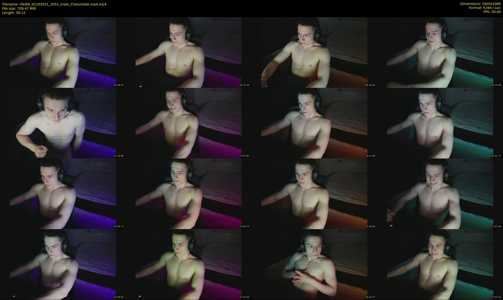 nfeibk — 40 minute Chaturbate male cam show recording, 1080p, Oct 2, 2021