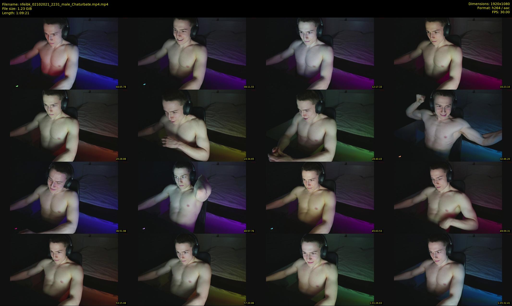 nfeibk — 70 minute Chaturbate male cam show recording, 1080p, Oct 2, 2021