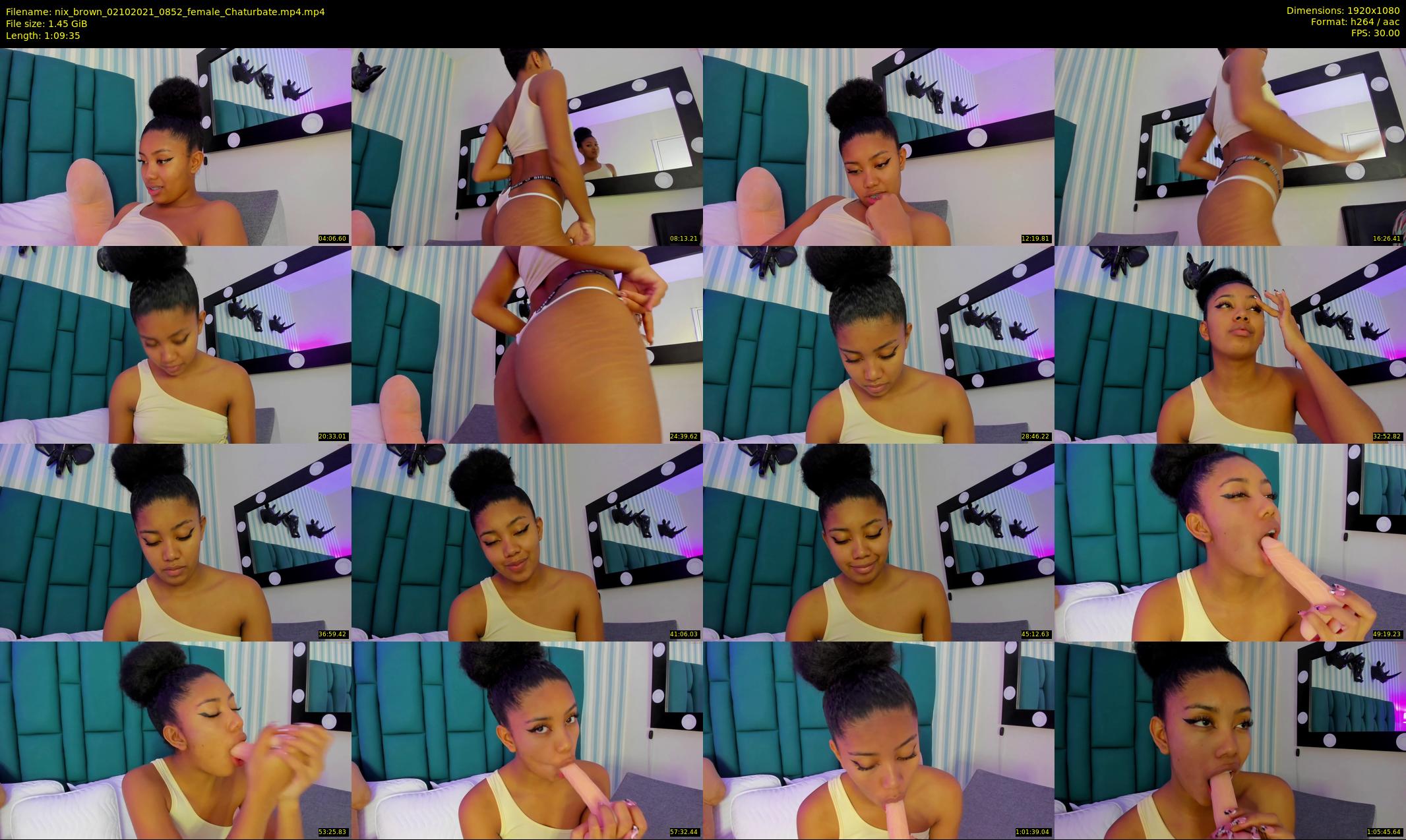 nix_brown — 70 minute Chaturbate female cam show recording, 1080p, Oct 2, 2021