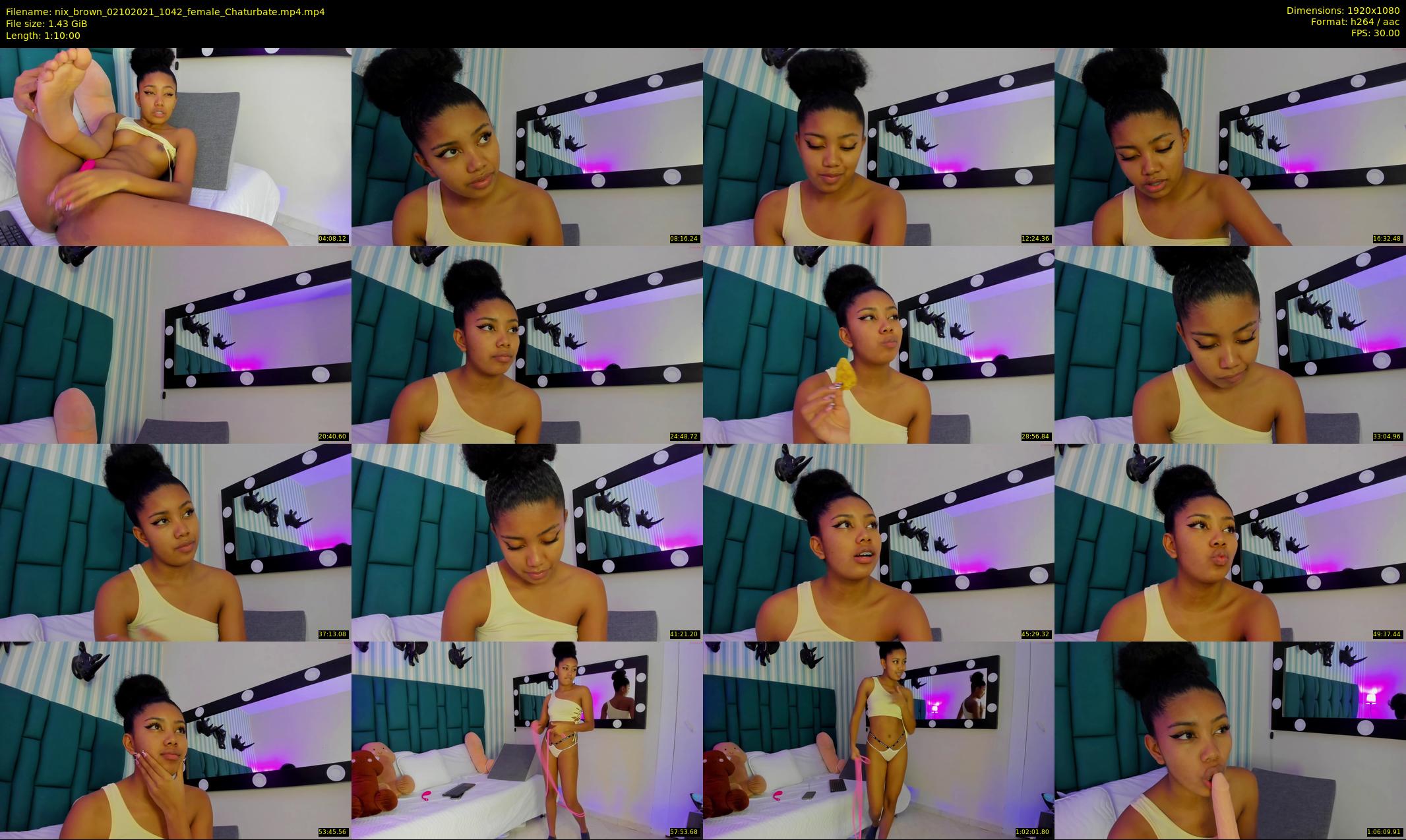nix_brown — 70 minute Chaturbate female cam show recording, 1080p, Oct 2, 2021