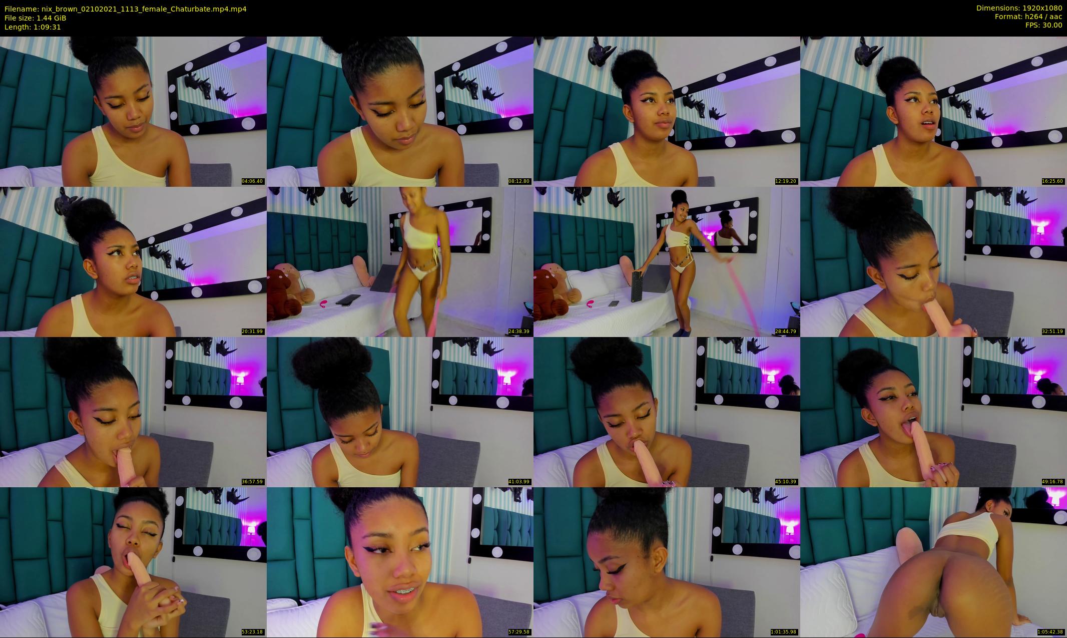 nix_brown — 70 minute Chaturbate female cam show recording, 1080p, Oct 2, 2021
