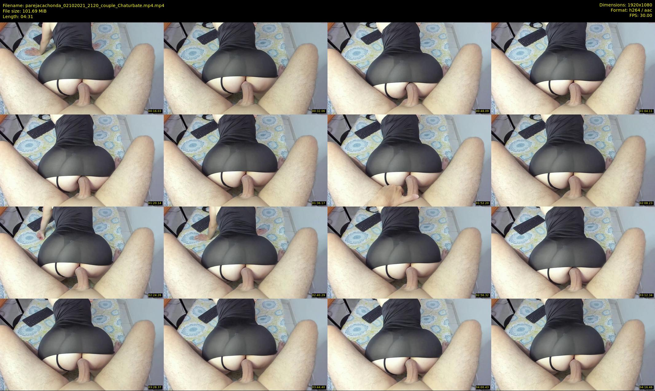 parejacachonda — 5 minute Chaturbate couple cam show recording, 1080p, Oct 2, 2021