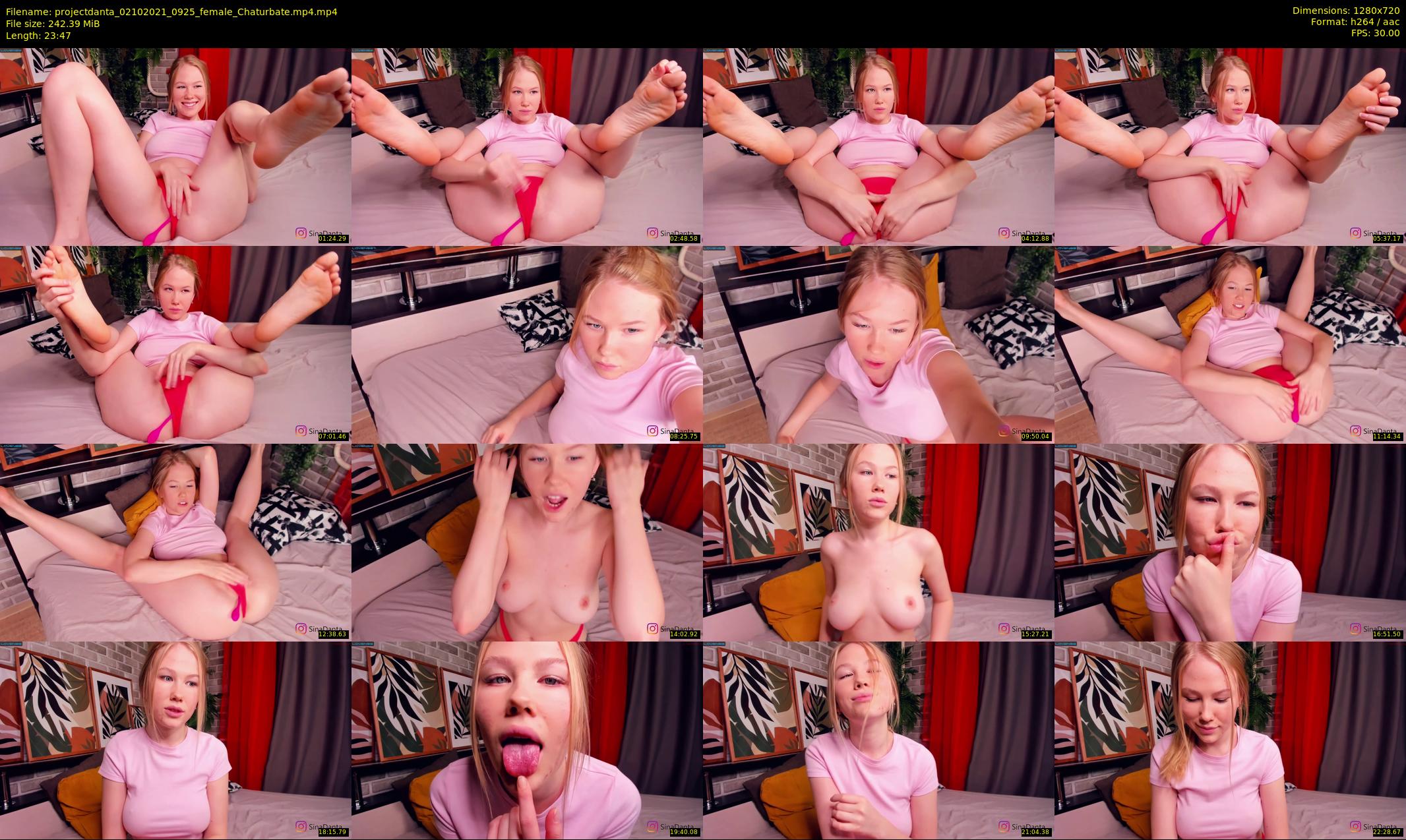 projectdanta — 24 minute Chaturbate female cam show recording, 720p, Oct 2, 2021