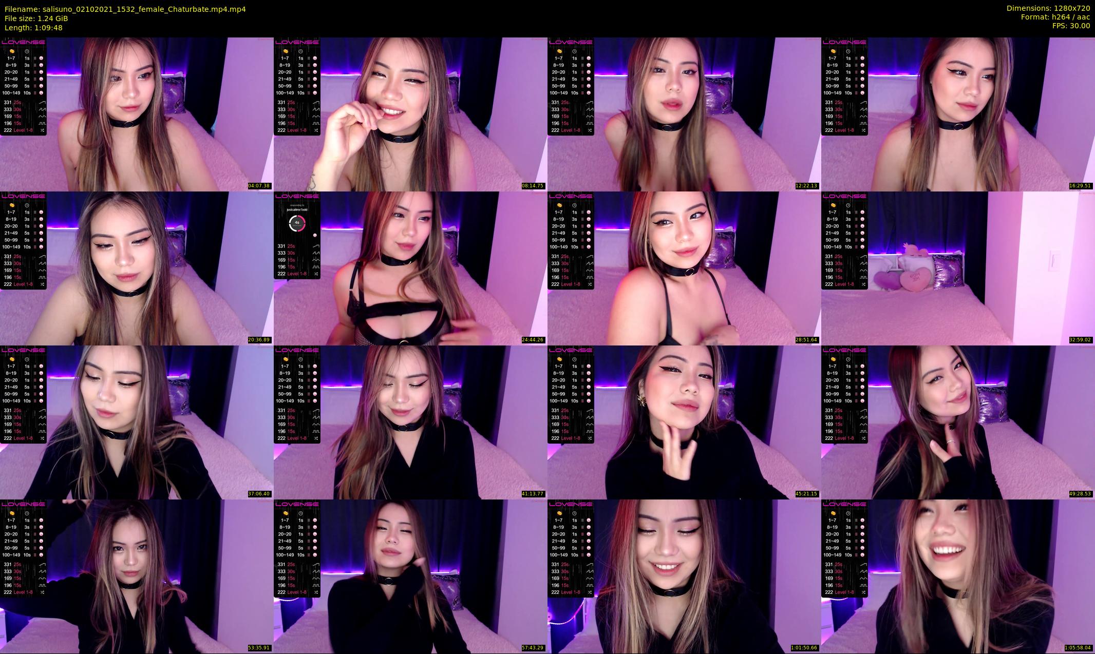 salisuno — 70 minute Chaturbate female cam show recording, 720p, Oct 2, 2021