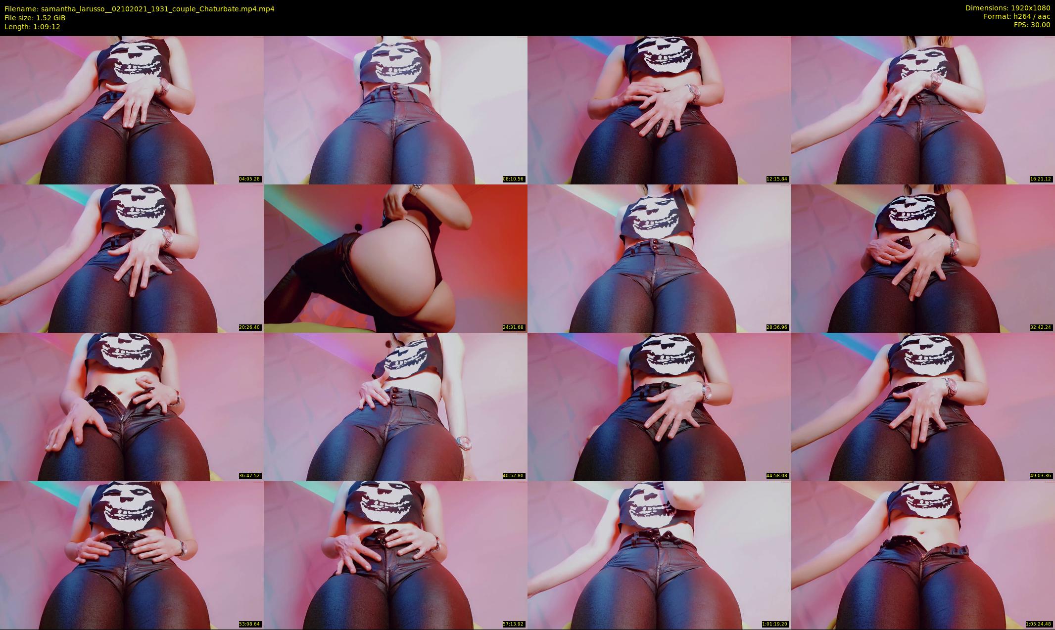 samantha_larusso_ — 70 minute Chaturbate couple cam show recording, 1080p, Oct 2, 2021