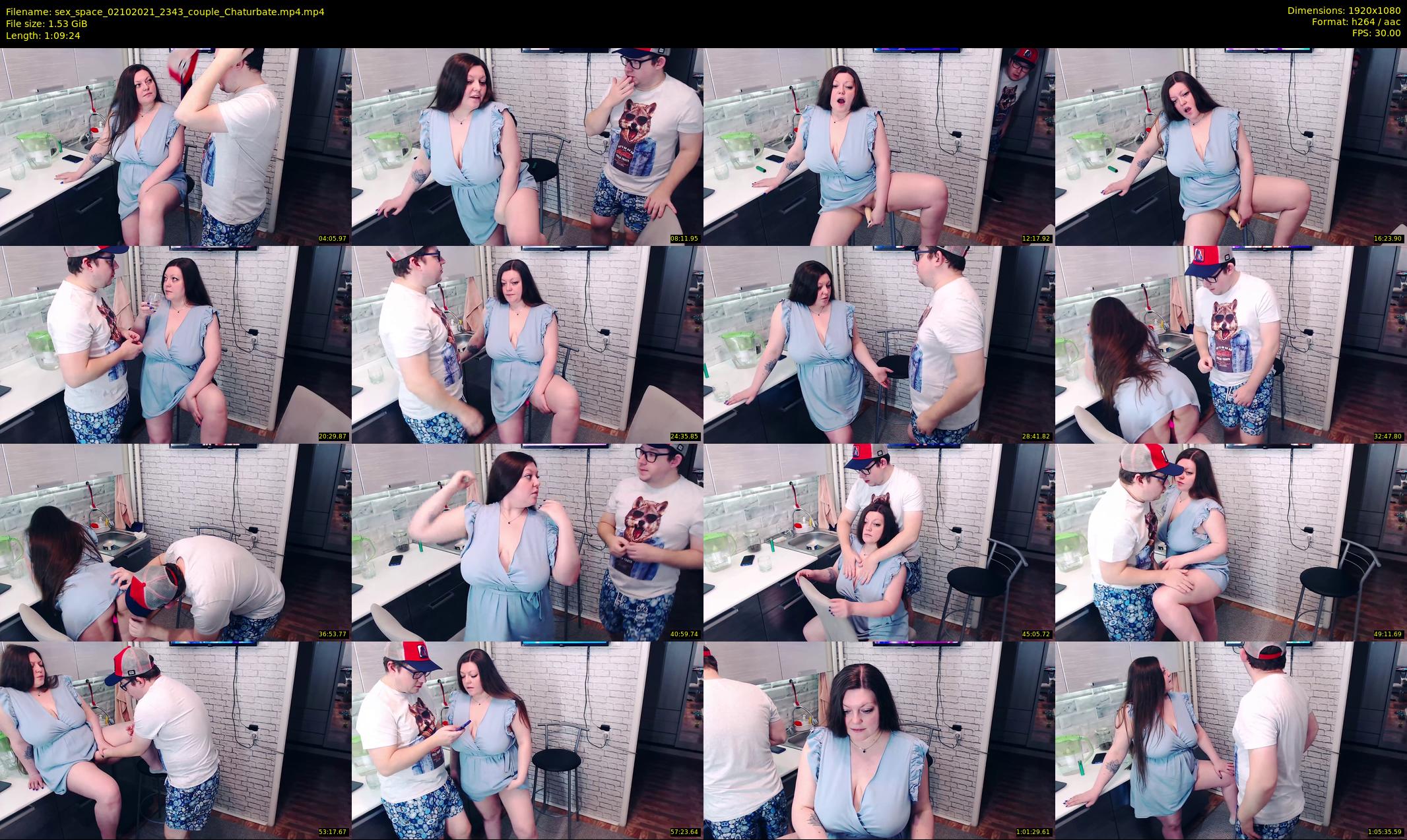 sex_space — 70 minute Chaturbate couple cam show recording, 1080p, Oct 2, 2021