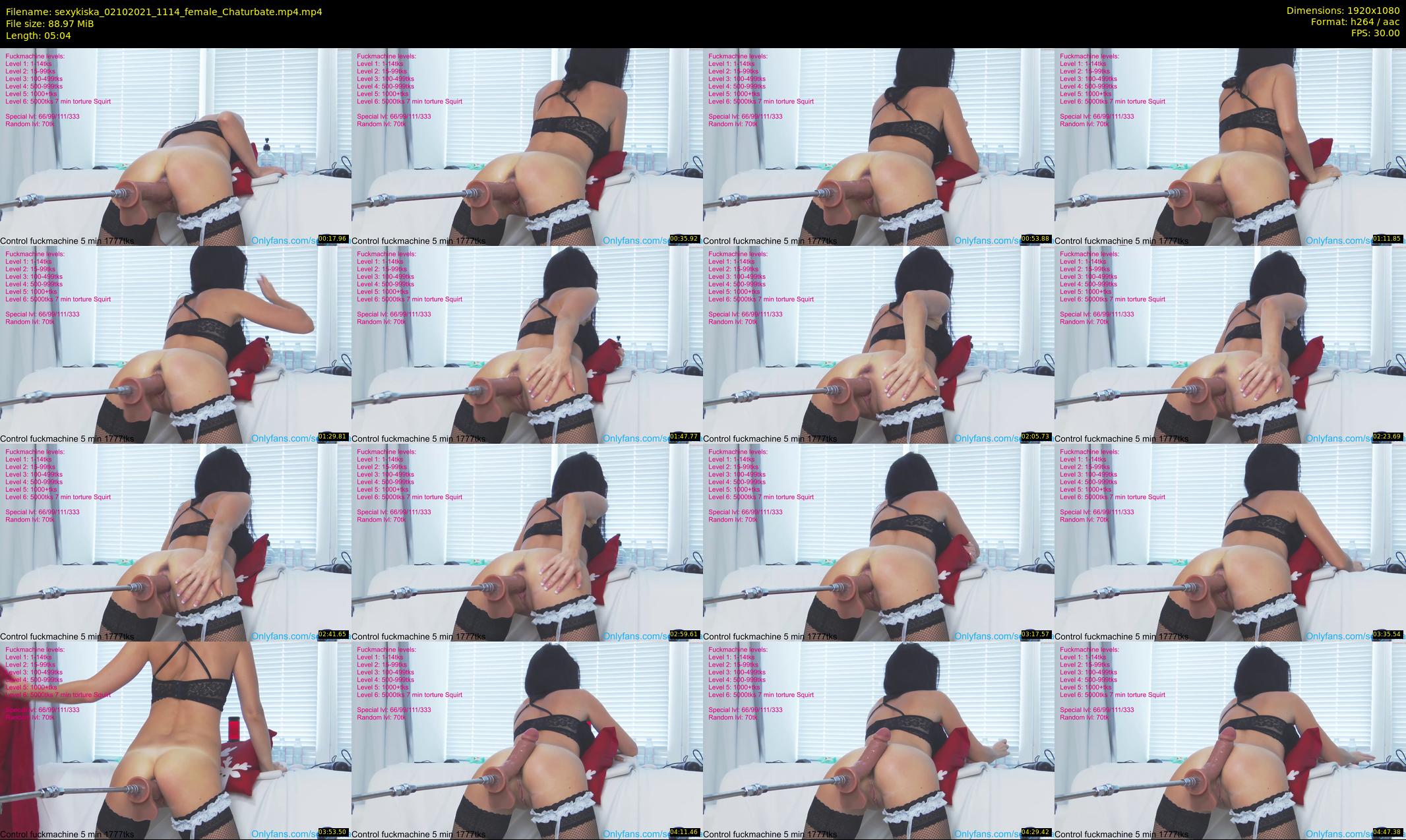 sexykiska — 6 minute Chaturbate female cam show recording, 1080p, Oct 2, 2021