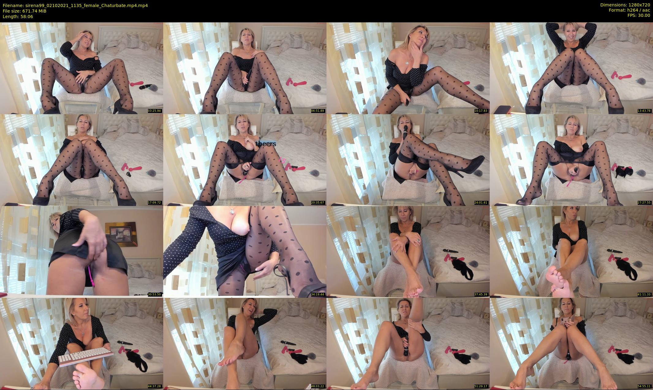 sirena99 — 59 minute Chaturbate female cam show recording, 720p, Oct 2, 2021