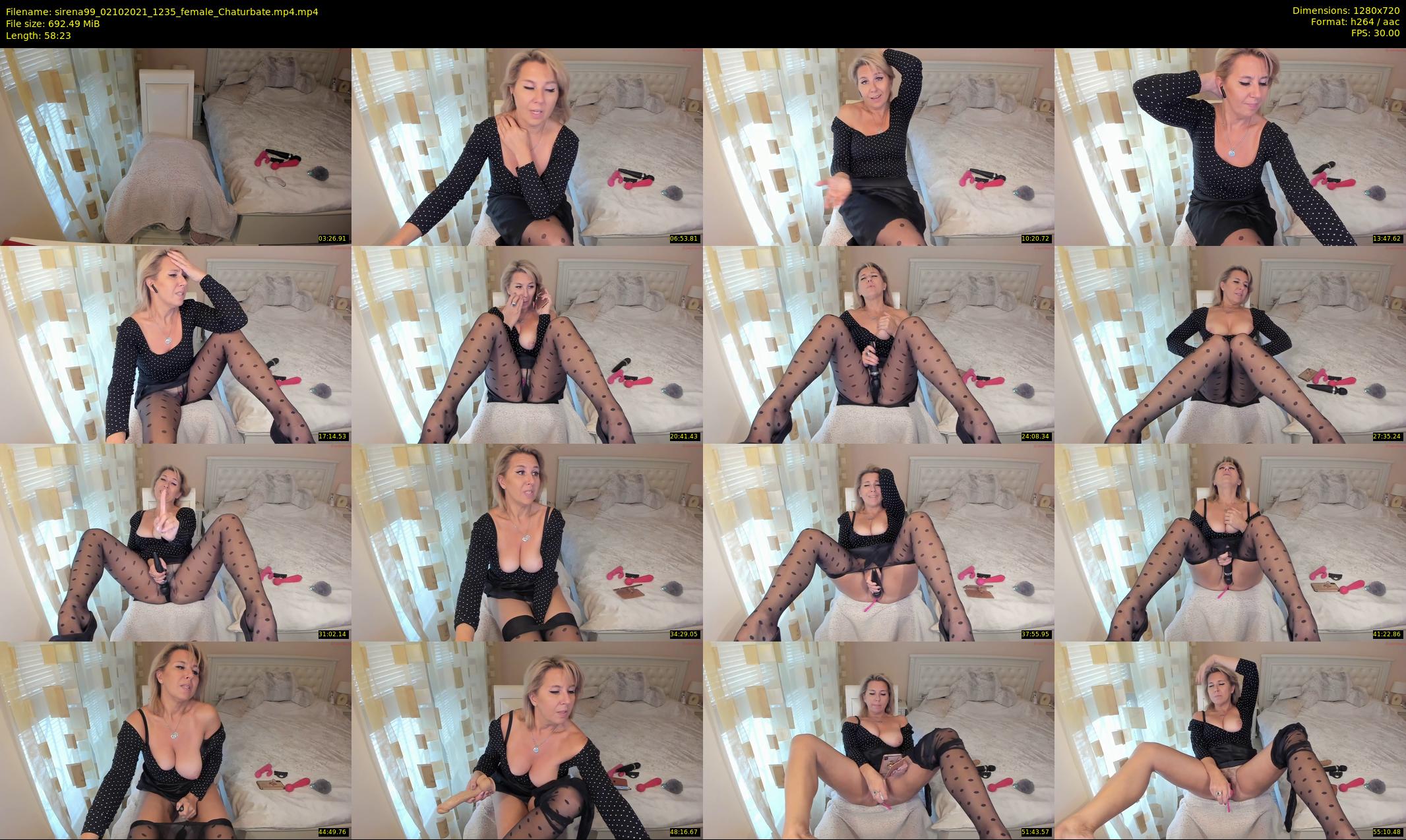 sirena99 — 59 minute Chaturbate female cam show recording, 720p, Oct 2, 2021