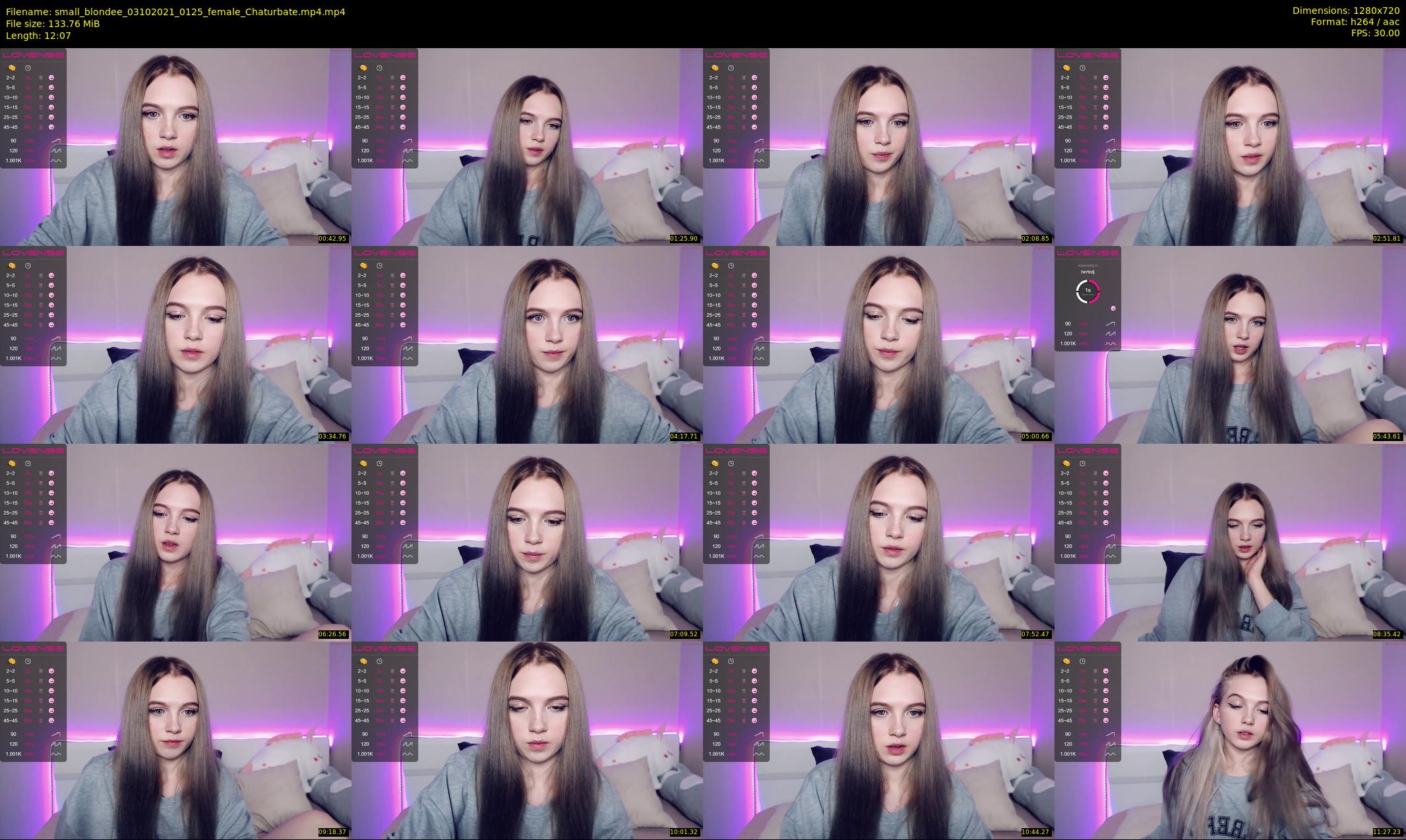 small_blondee — 13 minute Chaturbate female cam show recording, 720p, Oct 3, 2021