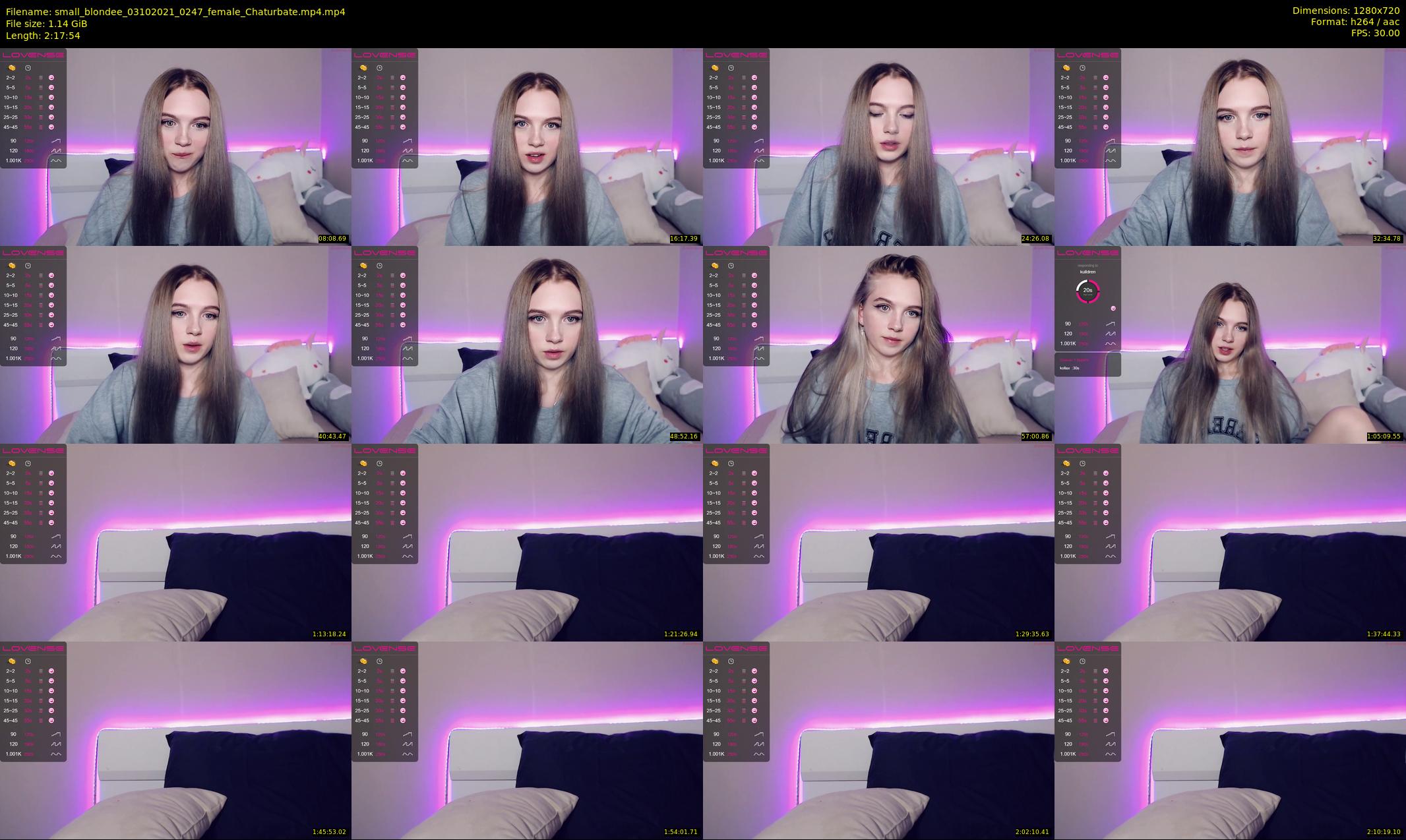 small_blondee — 138 minute Chaturbate female cam show recording, 720p, Oct 3, 2021