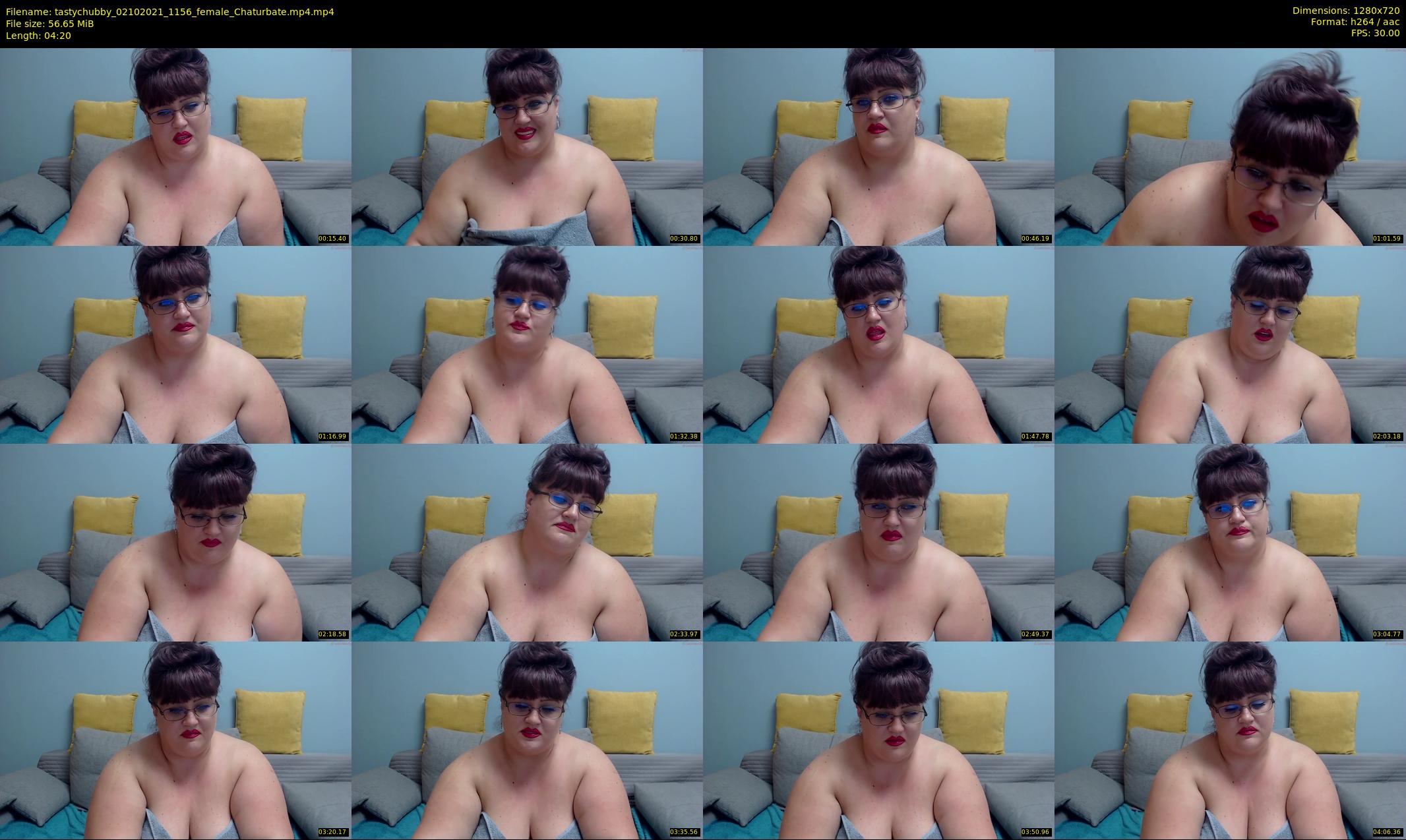 tastychubby — 5 minute Chaturbate female cam show recording, 720p, Oct 2, 2021