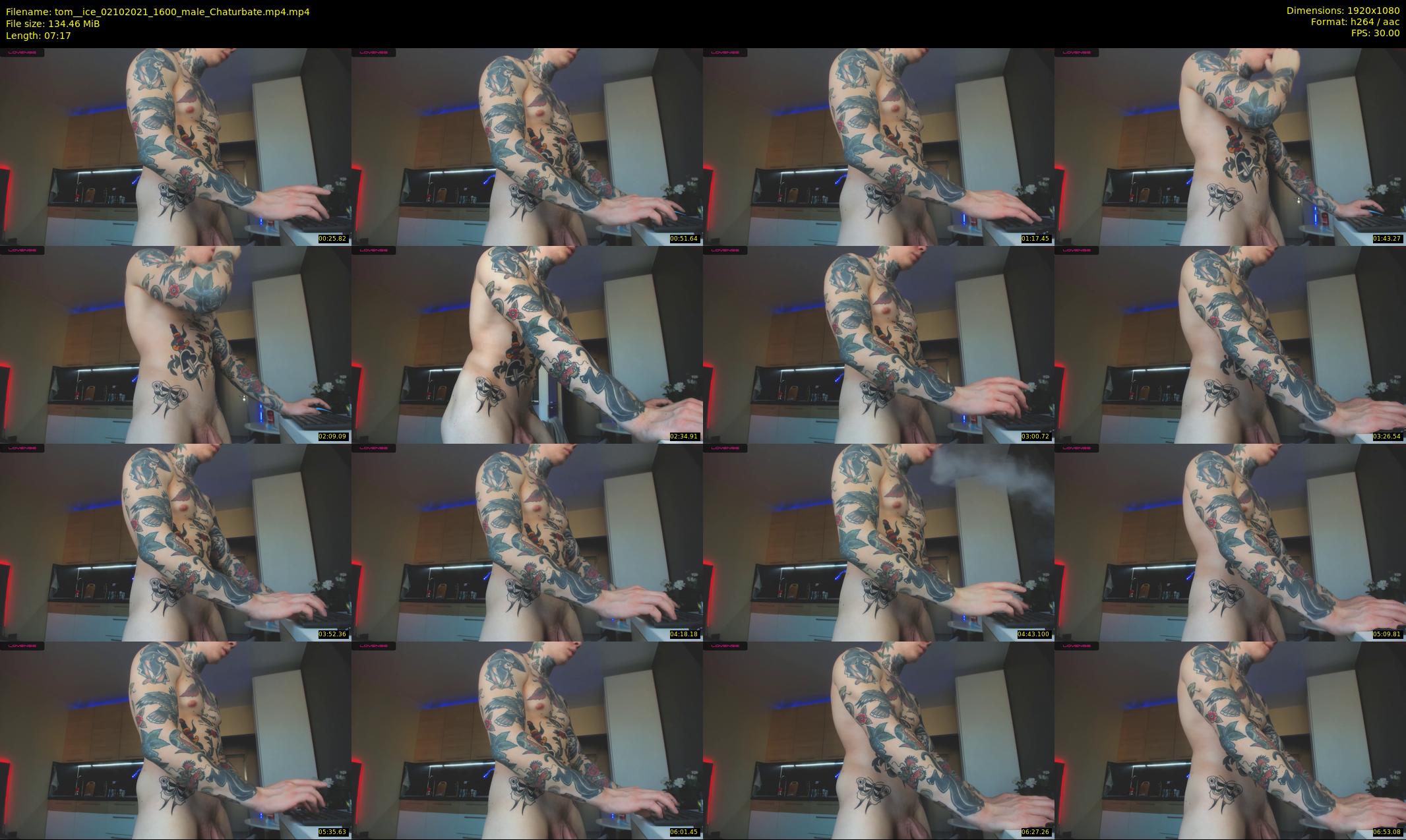tom__ice — 8 minute Chaturbate male cam show recording, 1080p, Oct 2, 2021