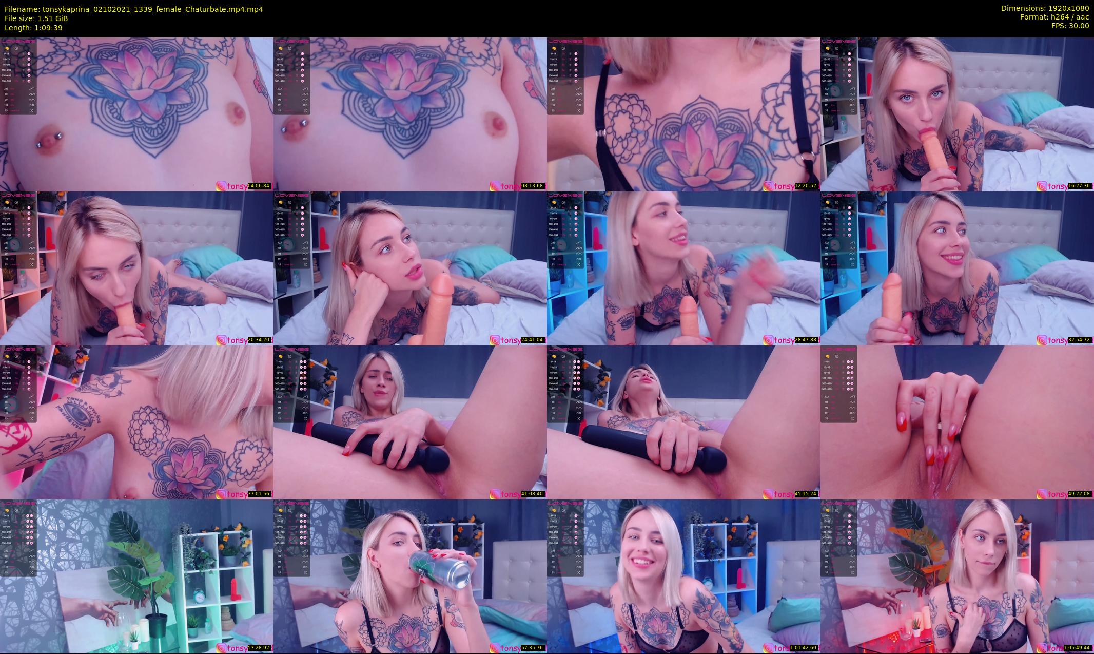 tonsykaprina — 70 minute Chaturbate couple cam show recording, 1080p, Oct 2, 2021