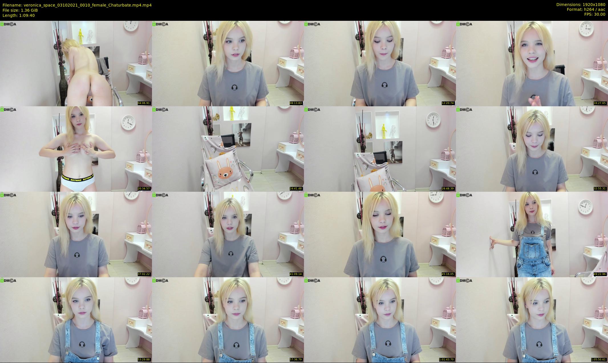 veronica_space — 70 minute Chaturbate female cam show recording, 1080p, Oct 3, 2021