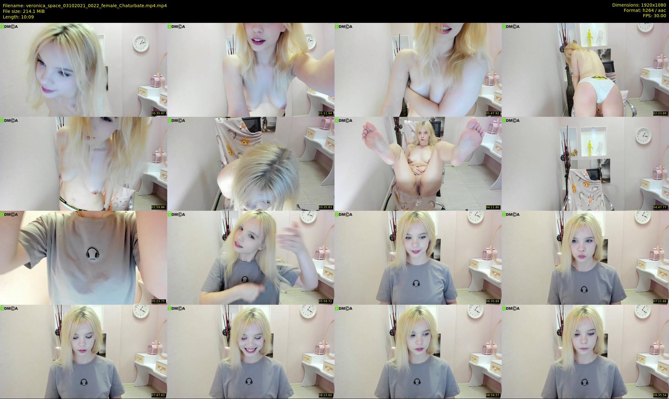 veronica_space — 11 minute Chaturbate female cam show recording, 1080p, Oct 3, 2021