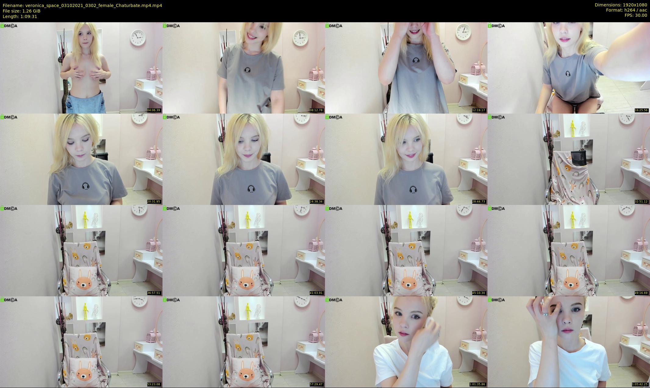 veronica_space — 70 minute Chaturbate female cam show recording, 1080p, Oct 3, 2021