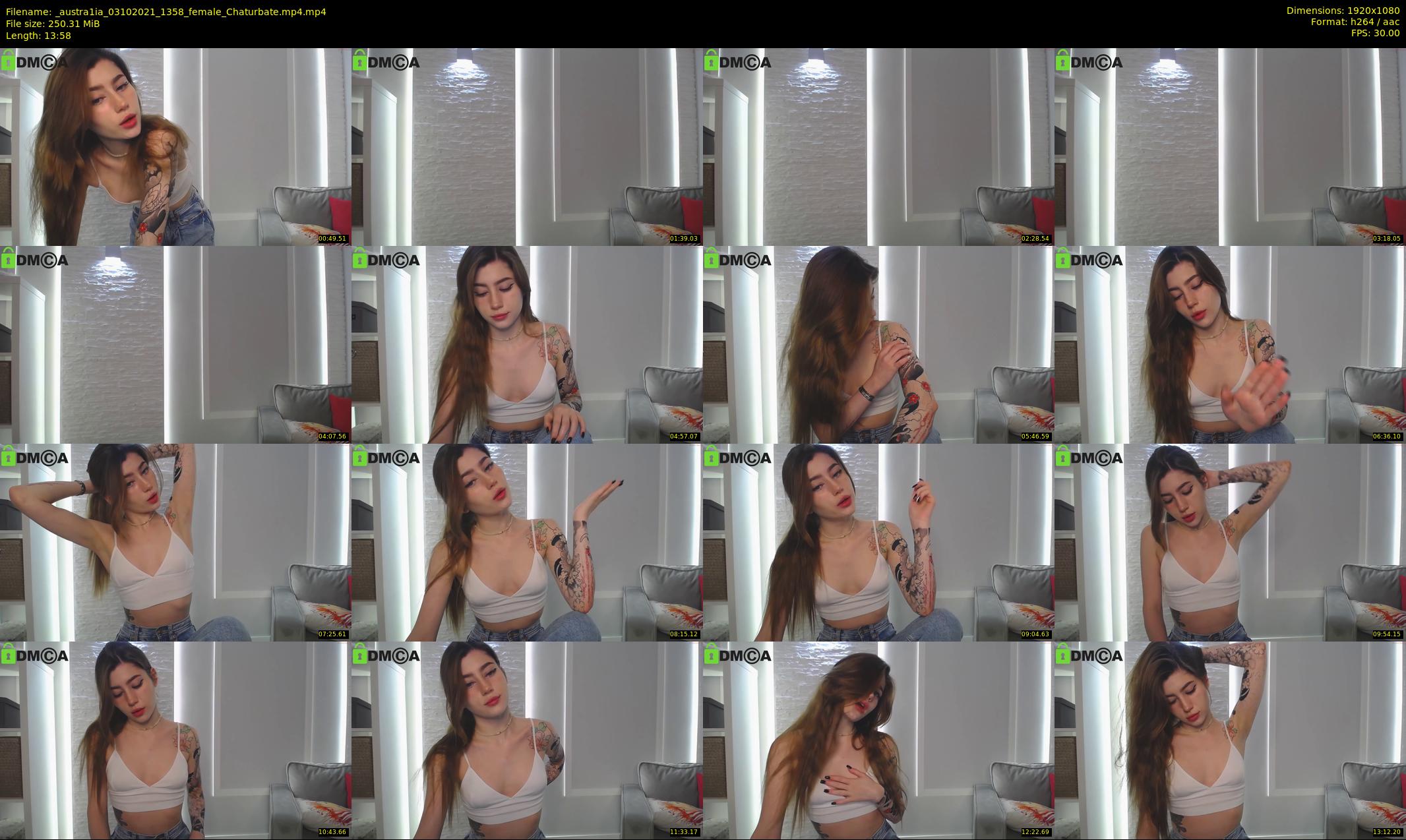 _austra1ia — 14 minute Chaturbate female cam show recording, 1080p, Oct 3, 2021