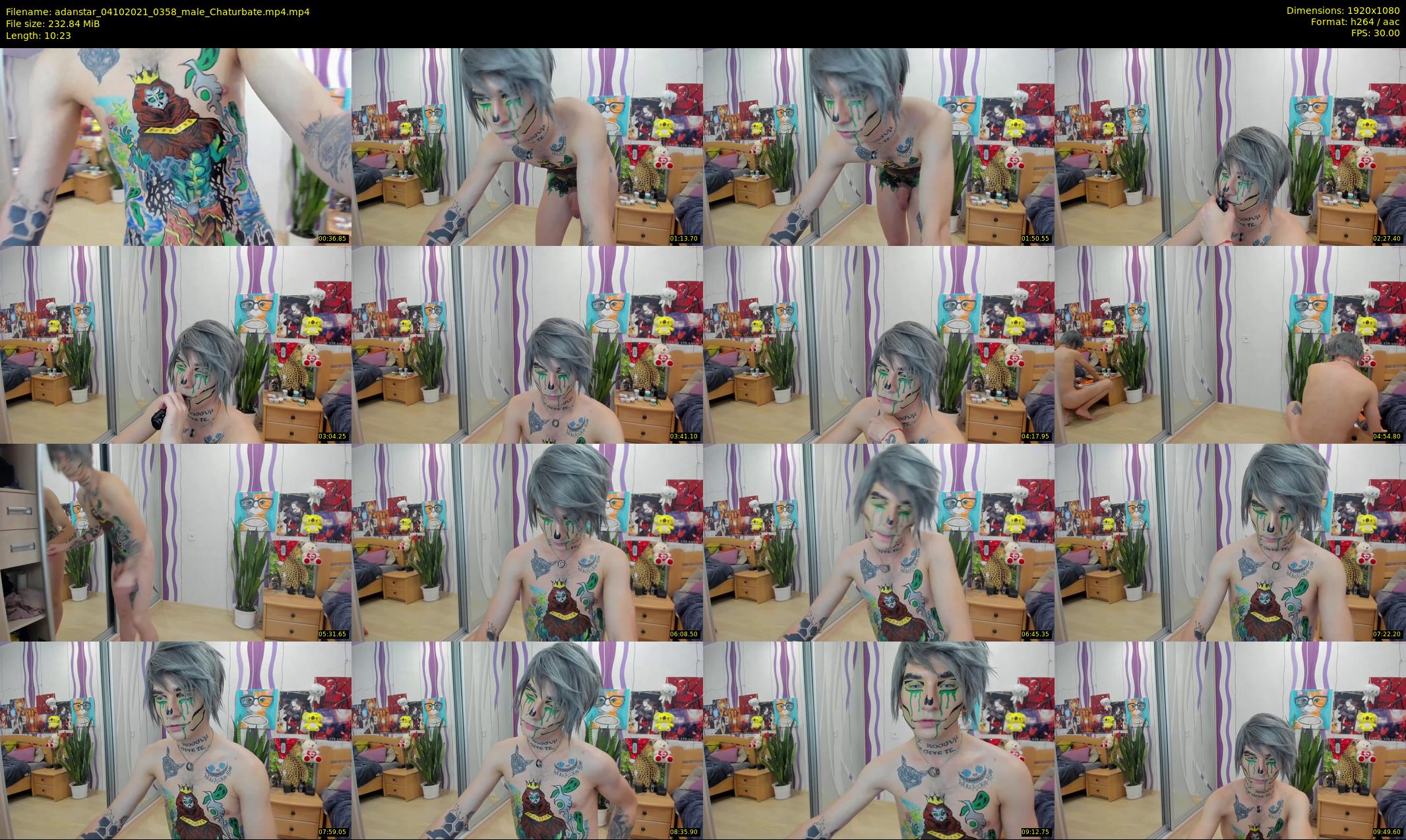 adanstar — 11 minute Chaturbate male cam show recording, 1080p, Oct 4, 2021