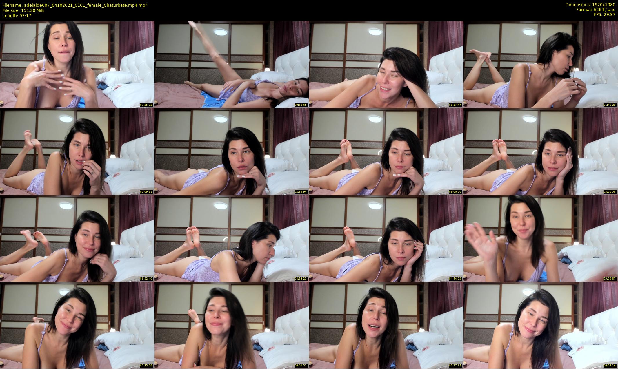 adelaide007 — 8 minute Chaturbate female cam show recording, 1080p, Oct 4, 2021