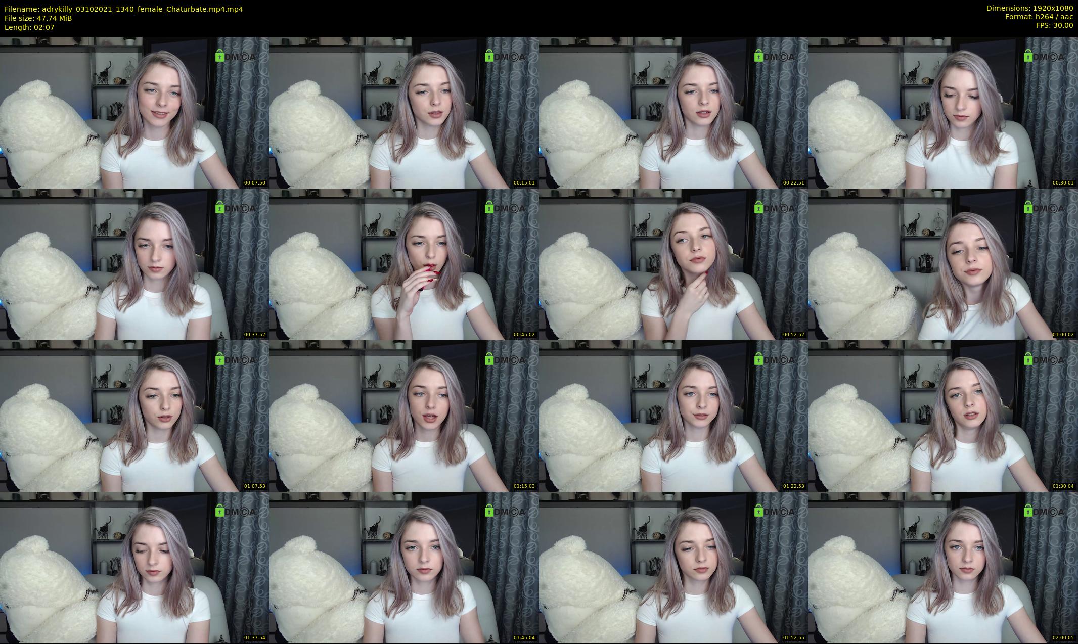 adrykilly — 3 minute Chaturbate female cam show recording, 1080p, Oct 3, 2021