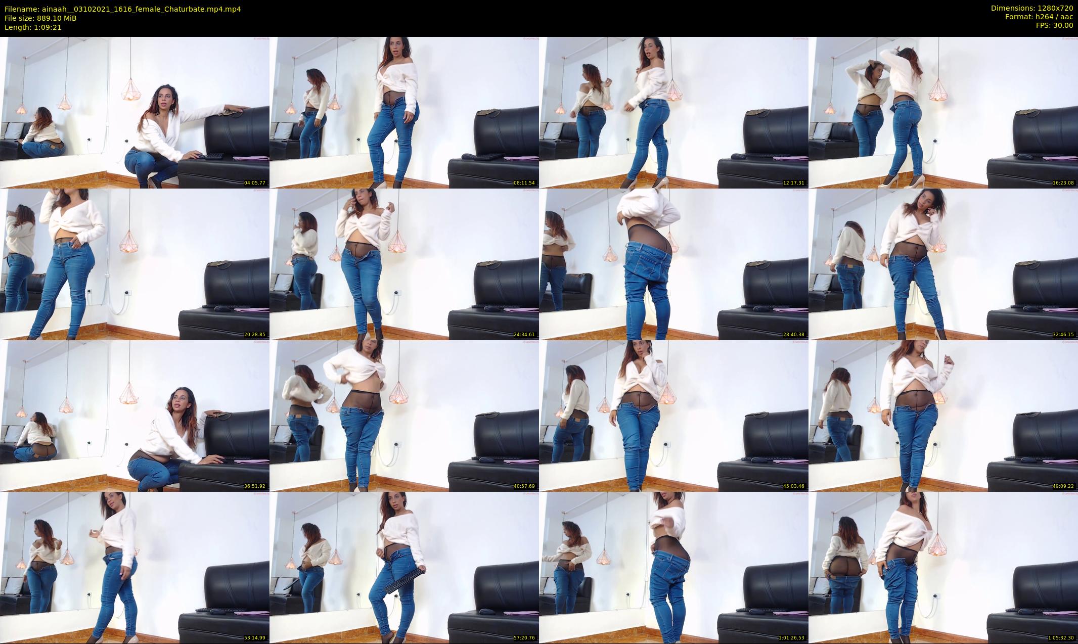 ainaah_ — 70 minute Chaturbate female cam show recording, 720p, Oct 3, 2021