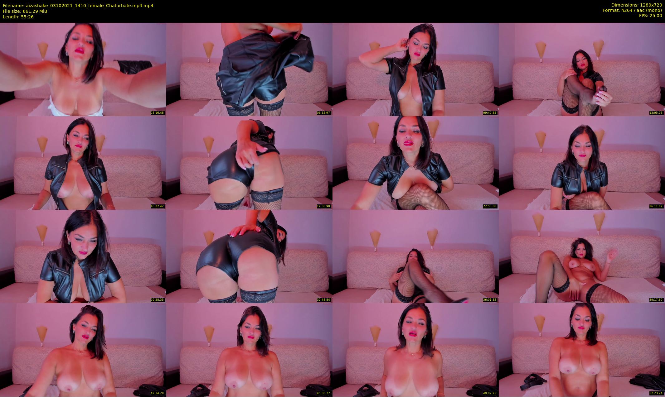 aizashake — 56 minute Chaturbate female cam show recording, 720p, Oct 3, 2021
