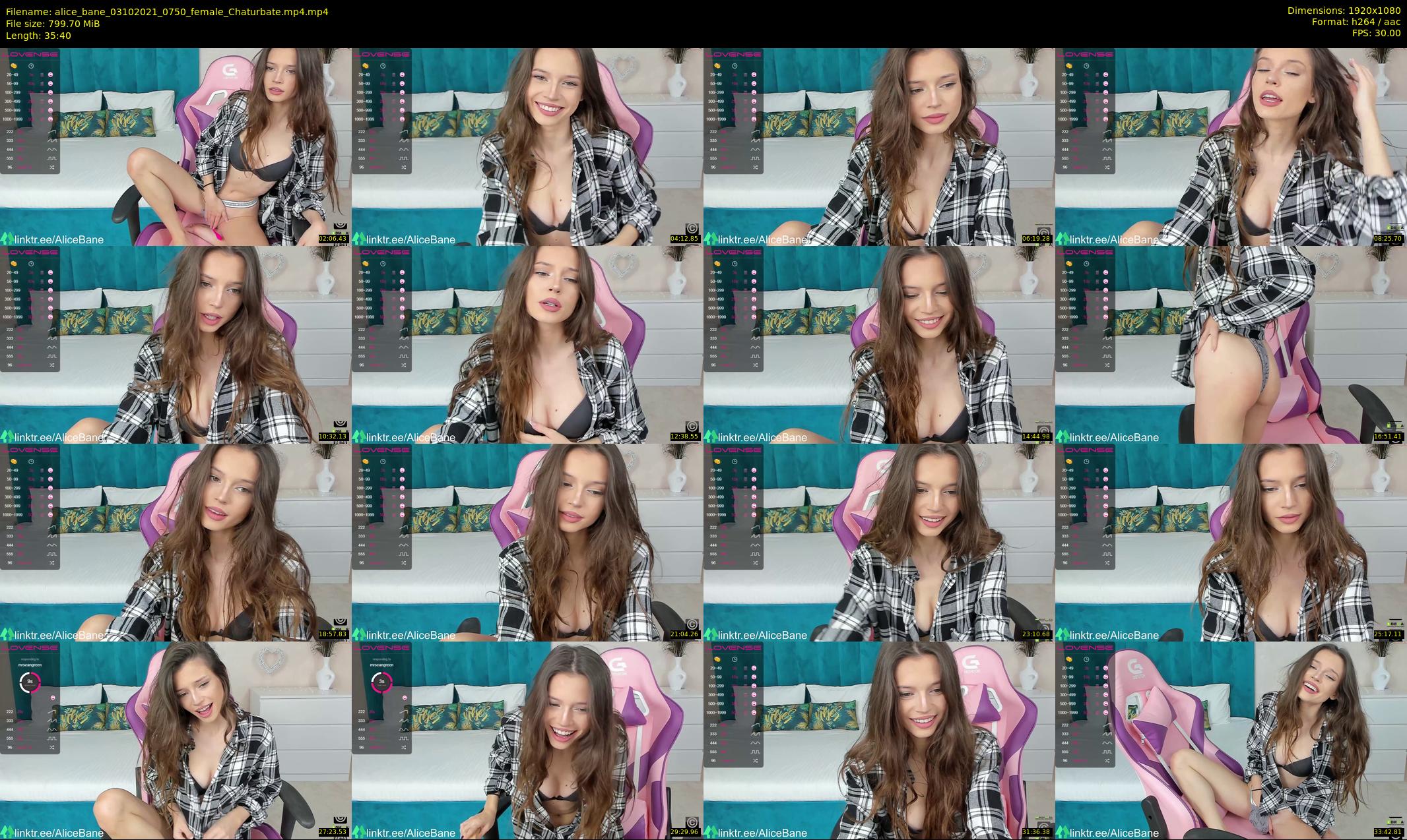 alice_bane — 36 minute Chaturbate female cam show recording, 1080p, Oct 3, 2021