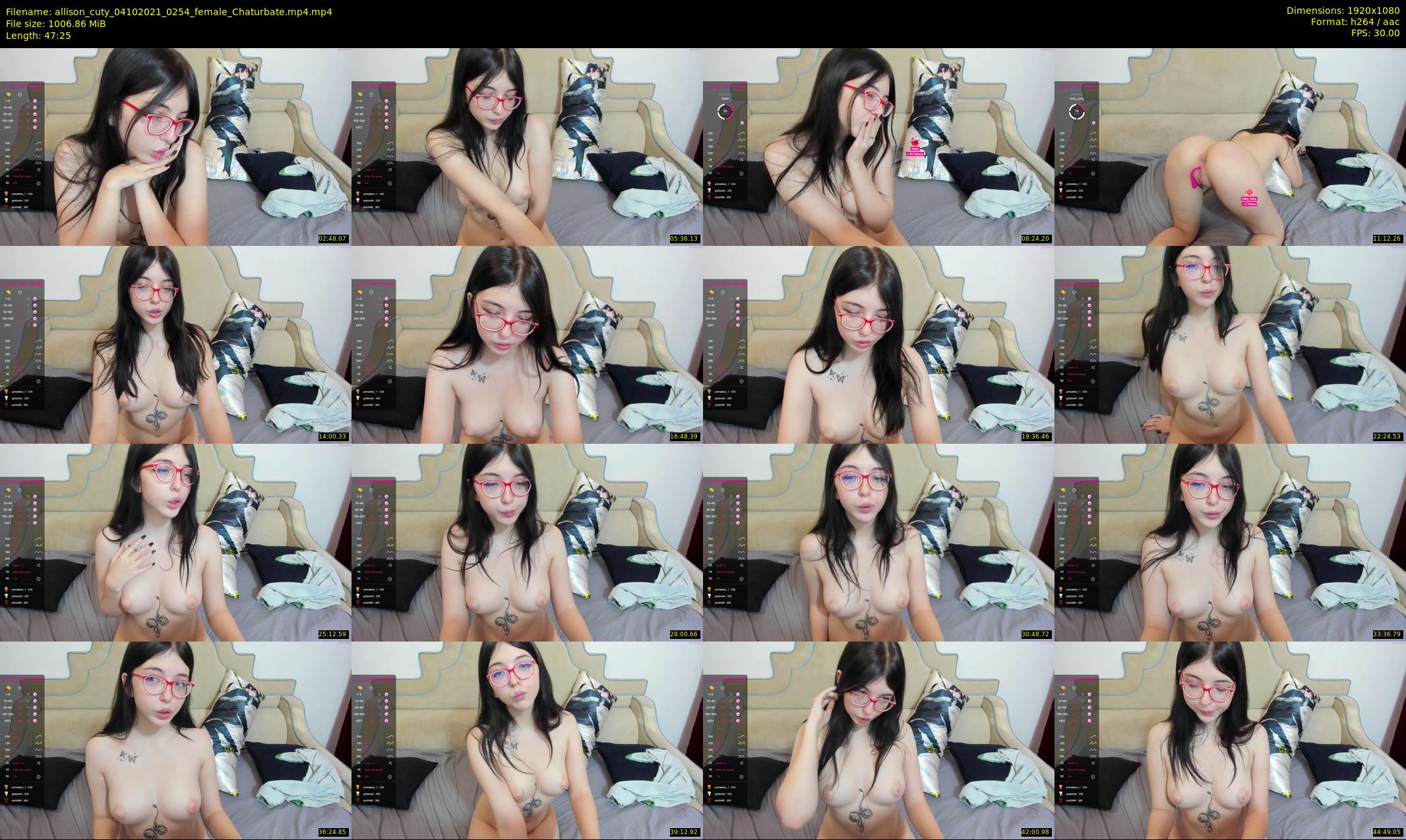 allison_cuty — 48 minute Chaturbate female cam show recording, 1080p, Oct 4, 2021