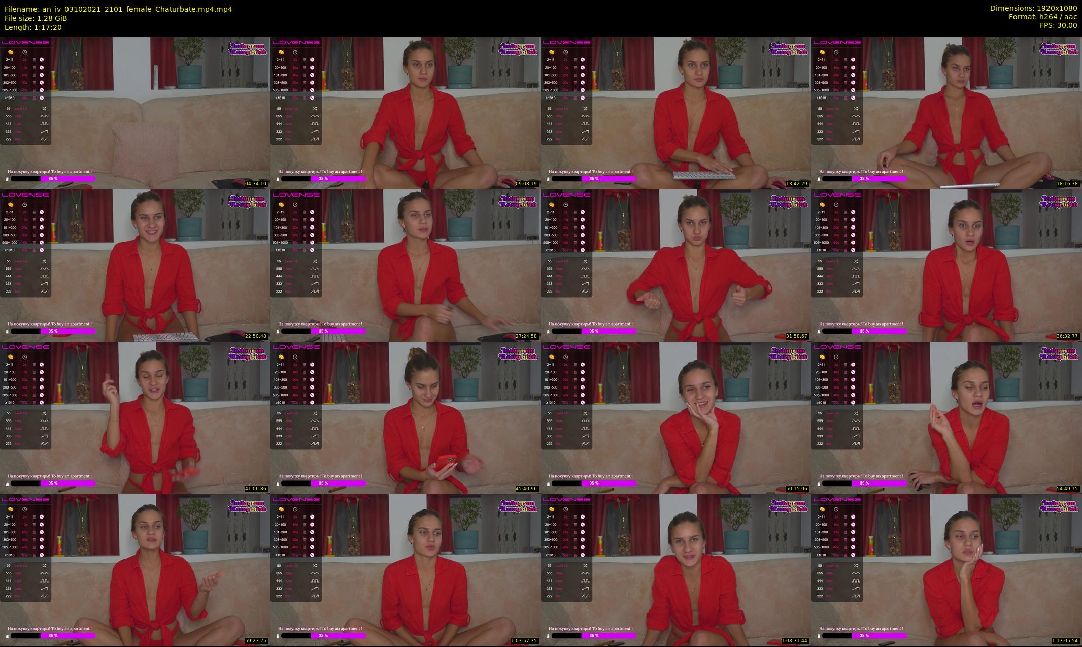 an_iv — 78 minute Chaturbate female cam show recording, 1080p, Oct 3, 2021