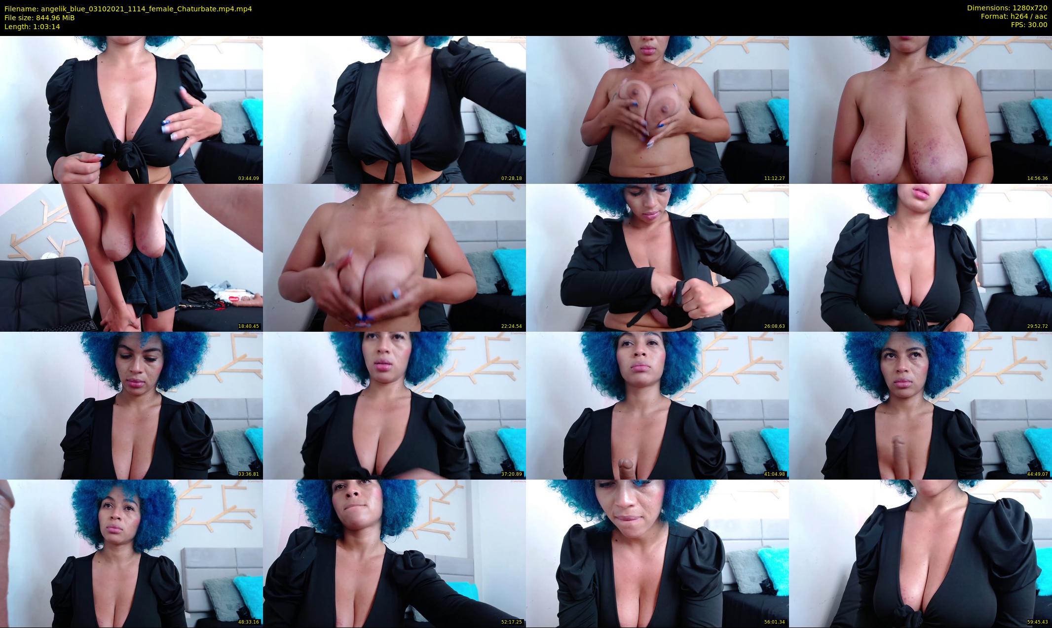 angelik_blue — 64 minute Chaturbate female cam show recording, 720p, Oct 3, 2021