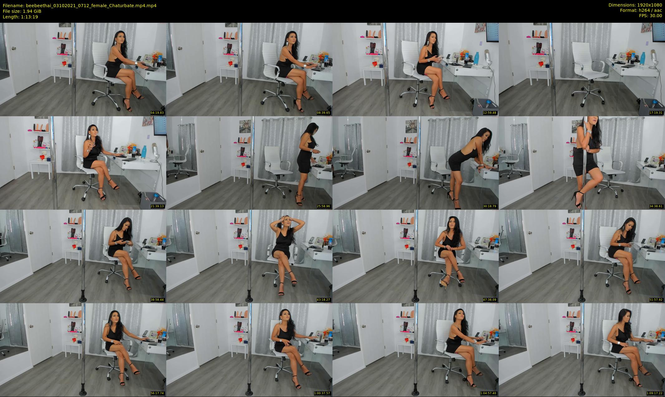 beebeethai — 74 minute Chaturbate female cam show recording, 1080p, Oct 3, 2021