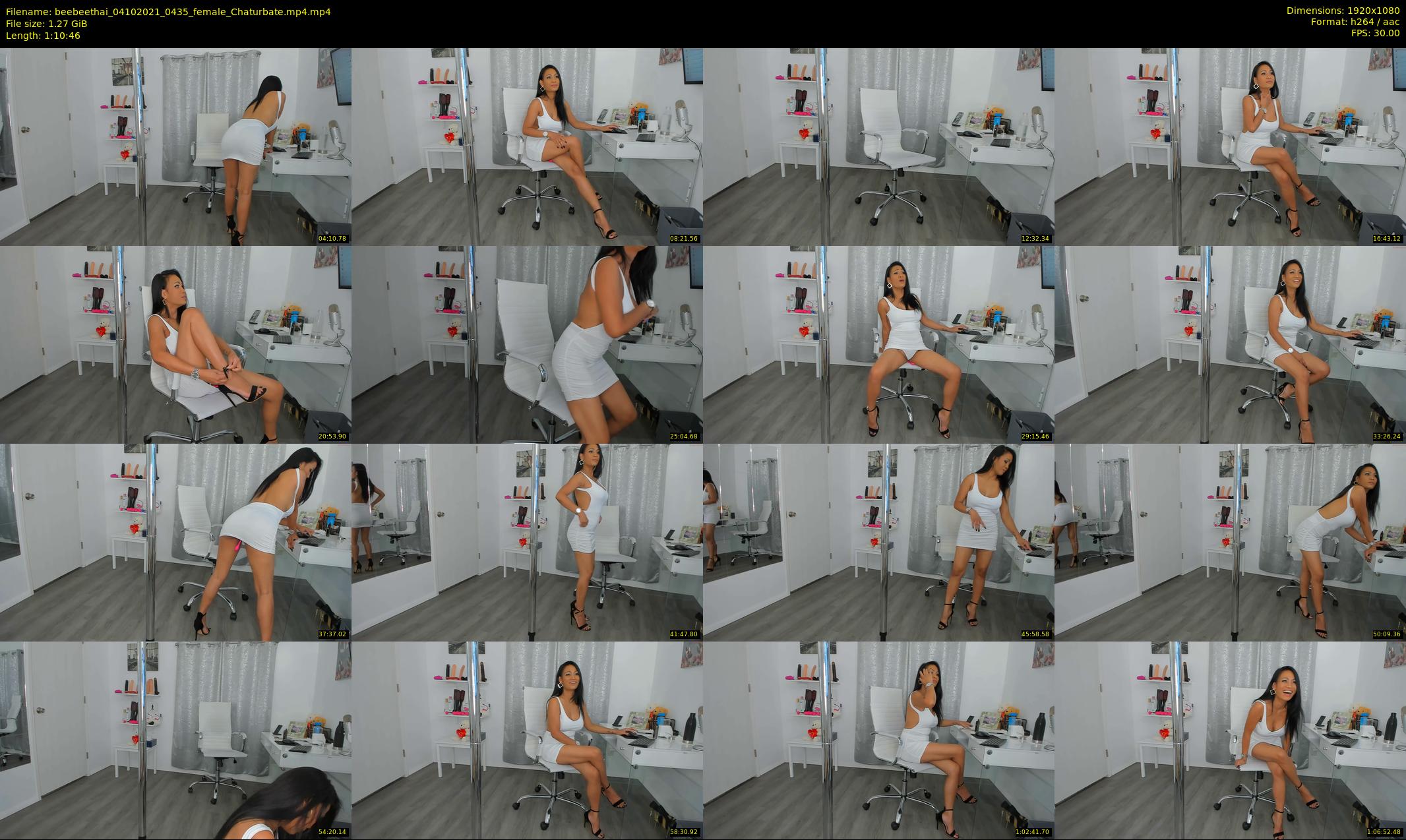 beebeethai — 71 minute Chaturbate female cam show recording, 1080p, Oct 4, 2021