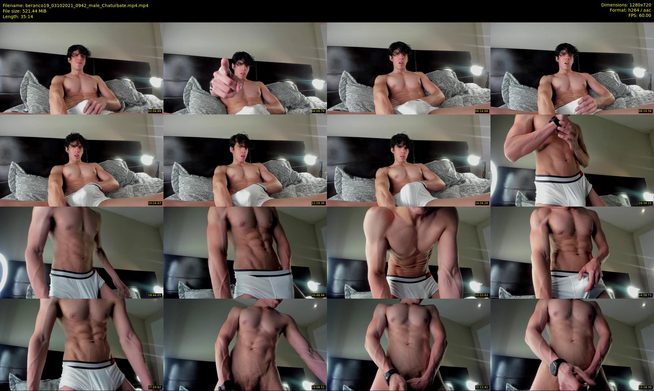 beranco19 — 36 minute Chaturbate male cam show recording, 720p, Oct 3, 2021