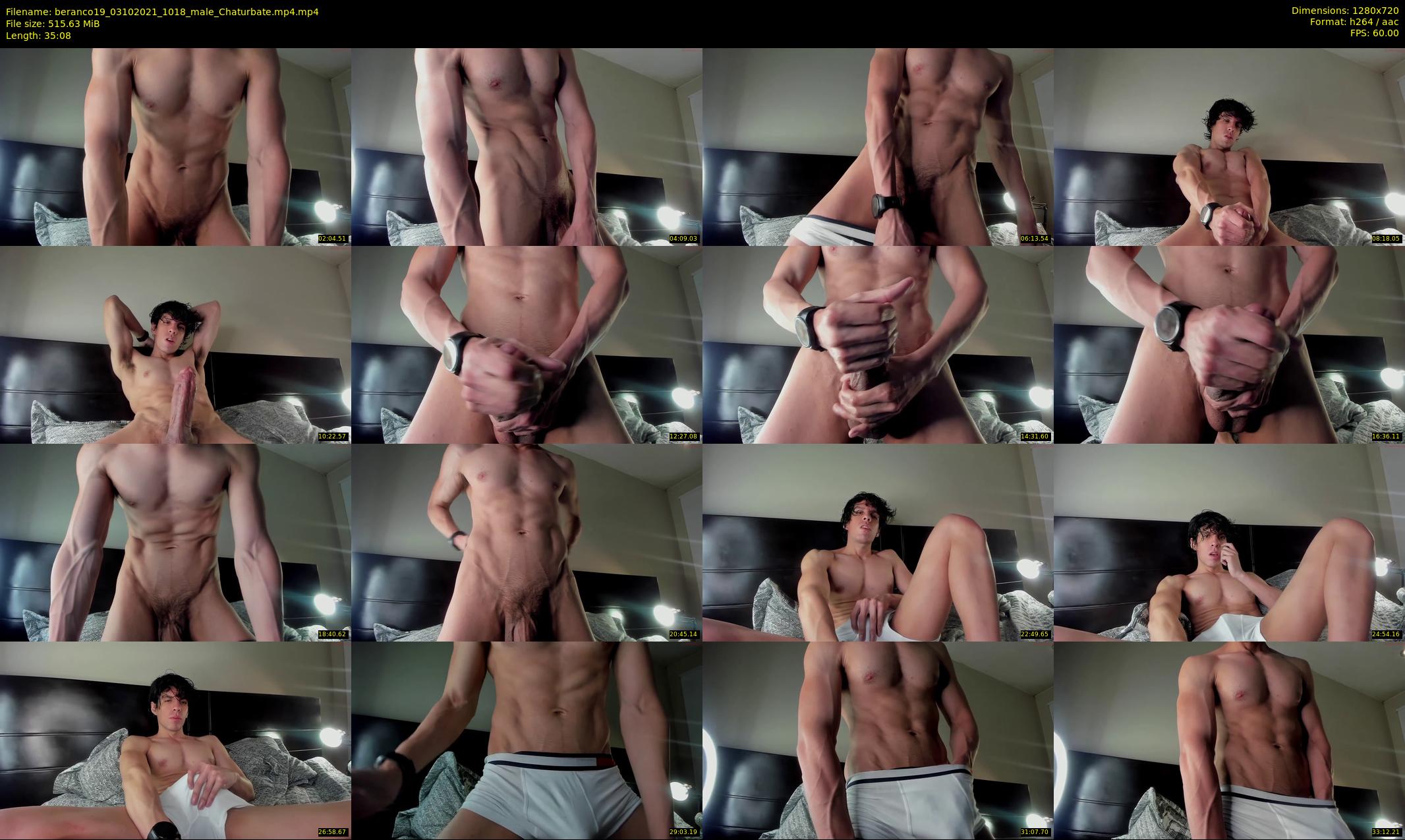 beranco19 — 36 minute Chaturbate male cam show recording, 720p, Oct 3, 2021