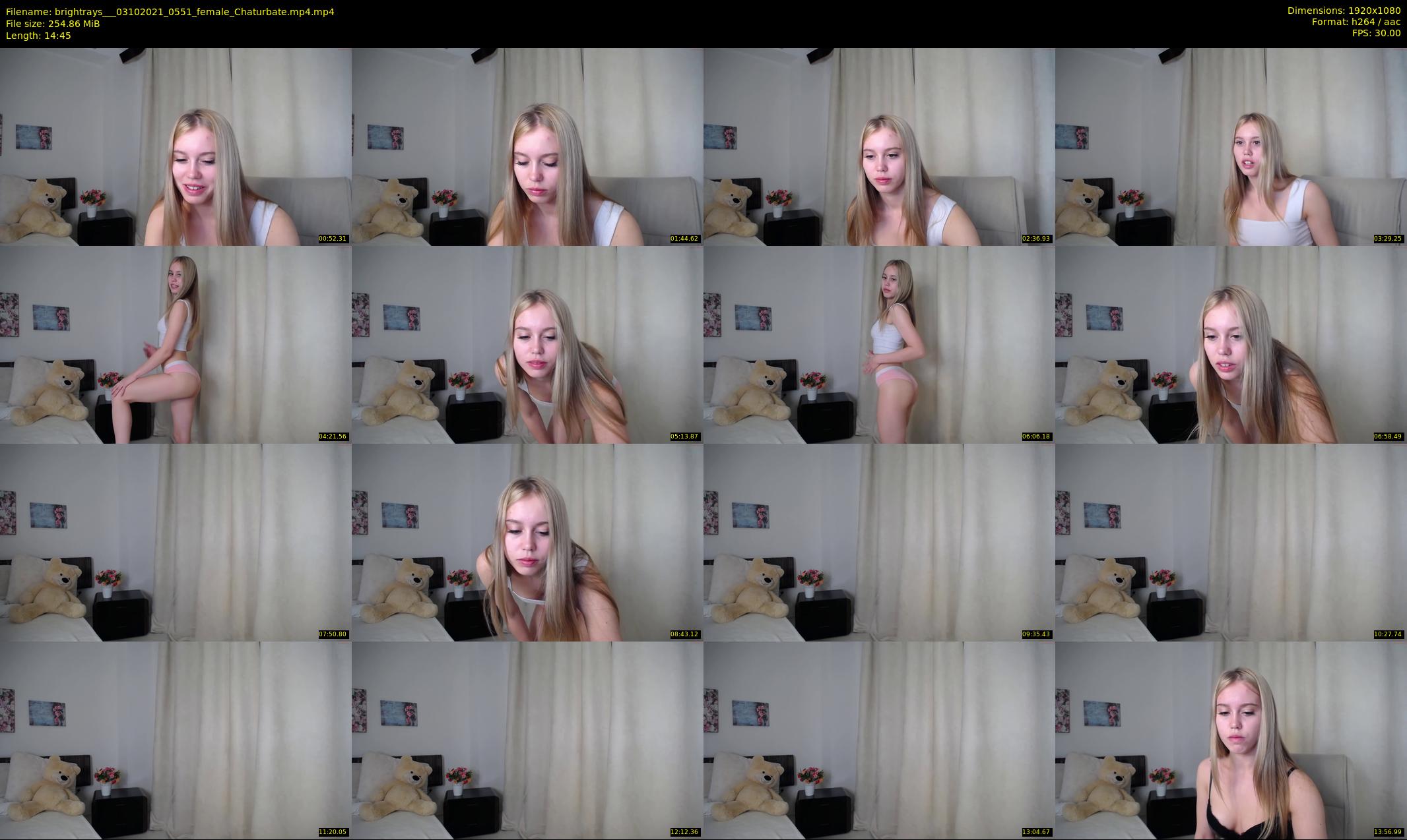 brightrays__ — 15 minute Chaturbate female cam show recording, 1080p, Oct 3, 2021