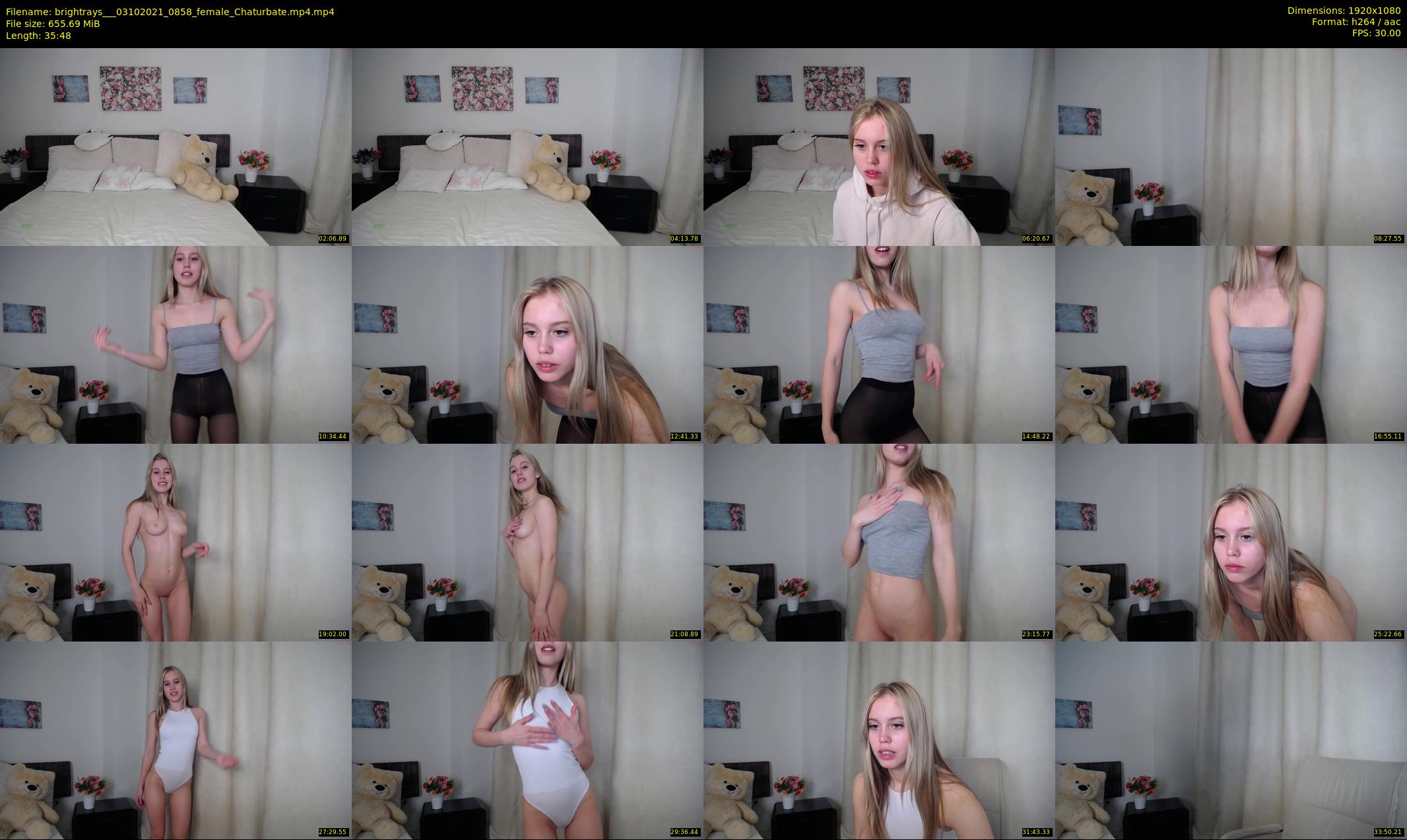 brightrays__ — 36 minute Chaturbate female cam show recording, 1080p, Oct 3, 2021