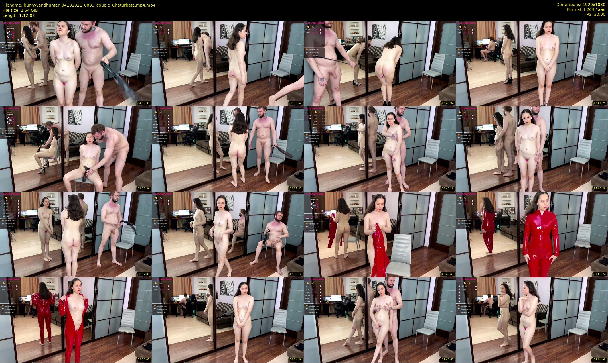 bunnyyandhunter — 73 minute Chaturbate couple cam show recording, 1080p, Oct 4, 2021