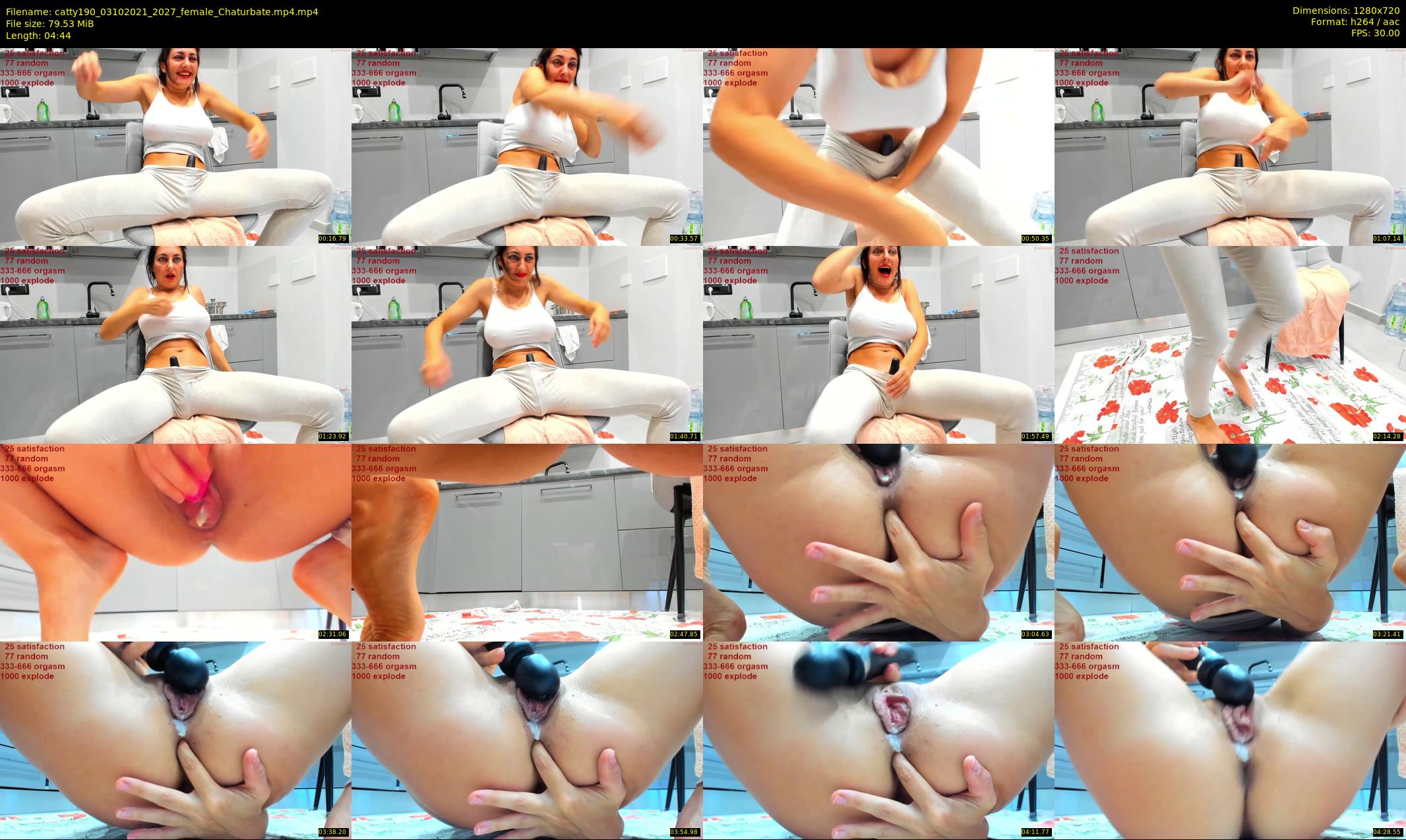 catty190 — 5 minute Chaturbate female cam show recording, 720p, Oct 3, 2021