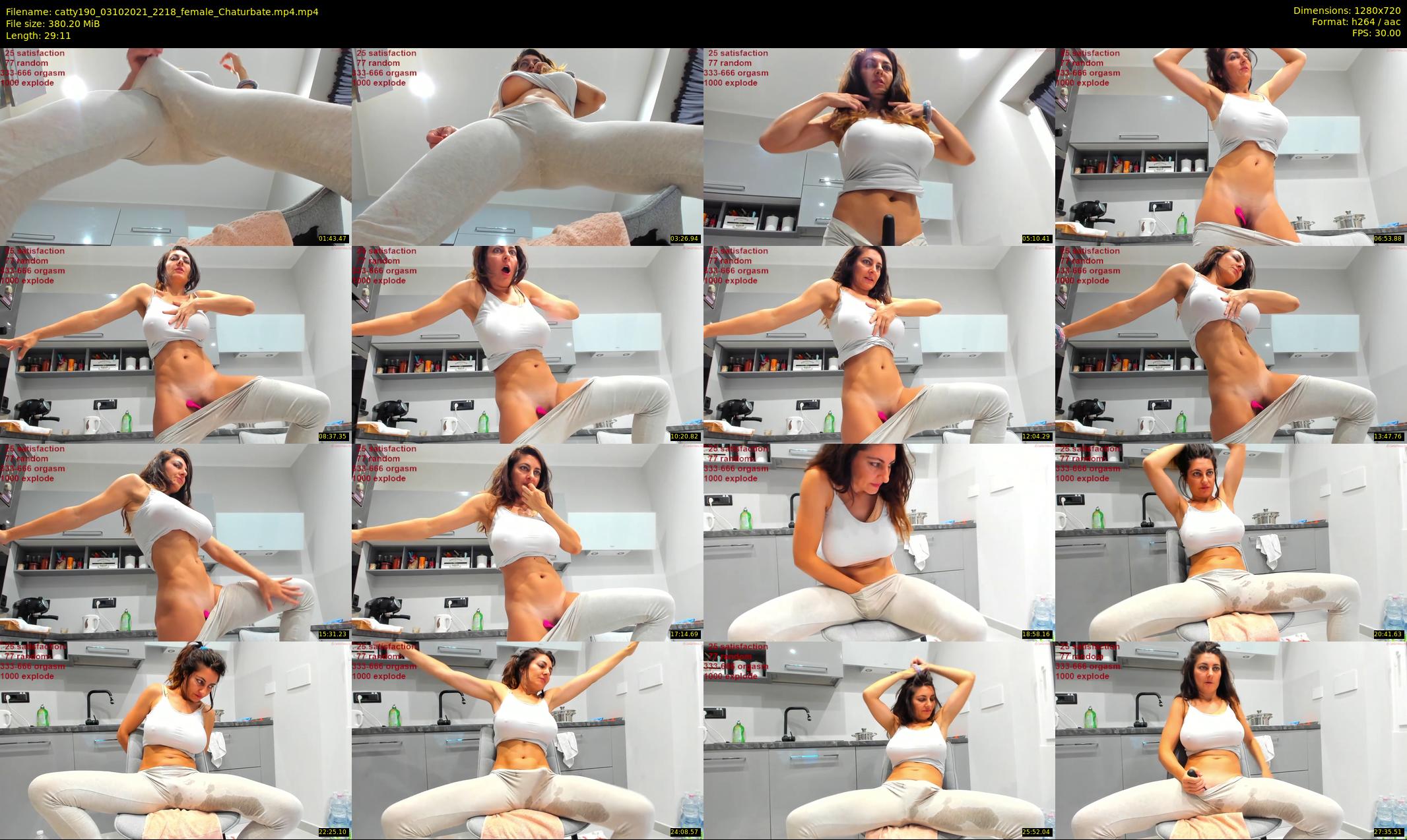 catty190 — 30 minute Chaturbate female cam show recording, 720p, Oct 3, 2021