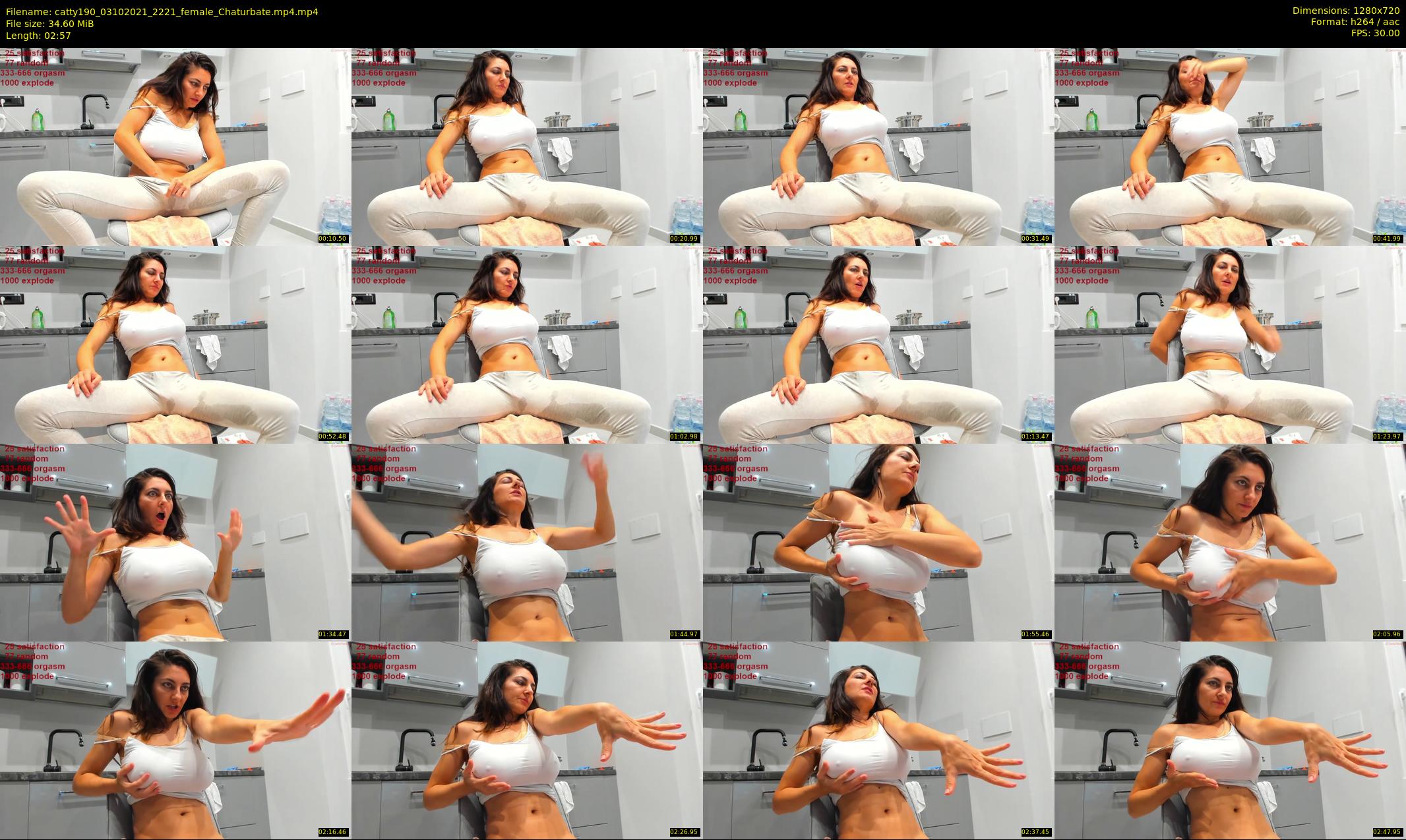 catty190 — 3 minute Chaturbate female cam show recording, 720p, Oct 3, 2021
