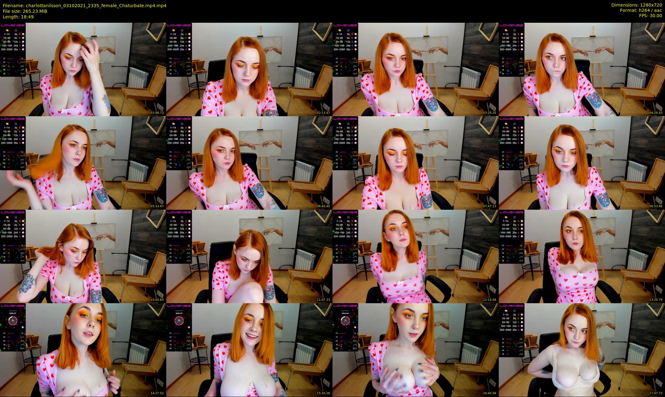 charlottanilsson — 19 minute Chaturbate female cam show recording, 720p, Oct 3, 2021