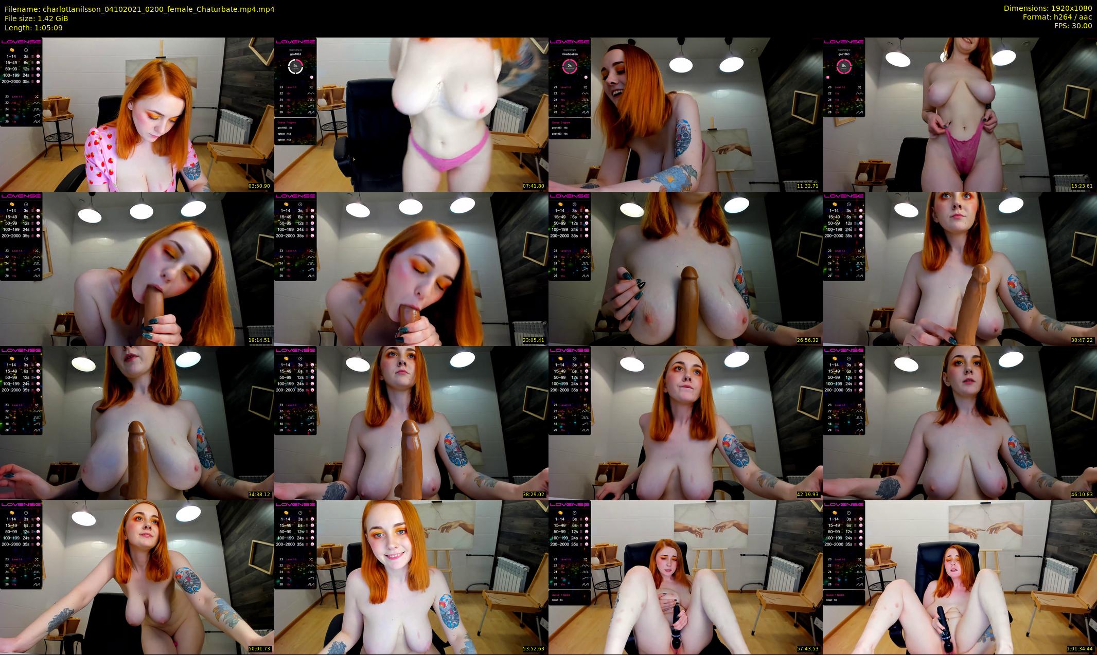 charlottanilsson — 66 minute Chaturbate female cam show recording, 1080p, Oct 4, 2021