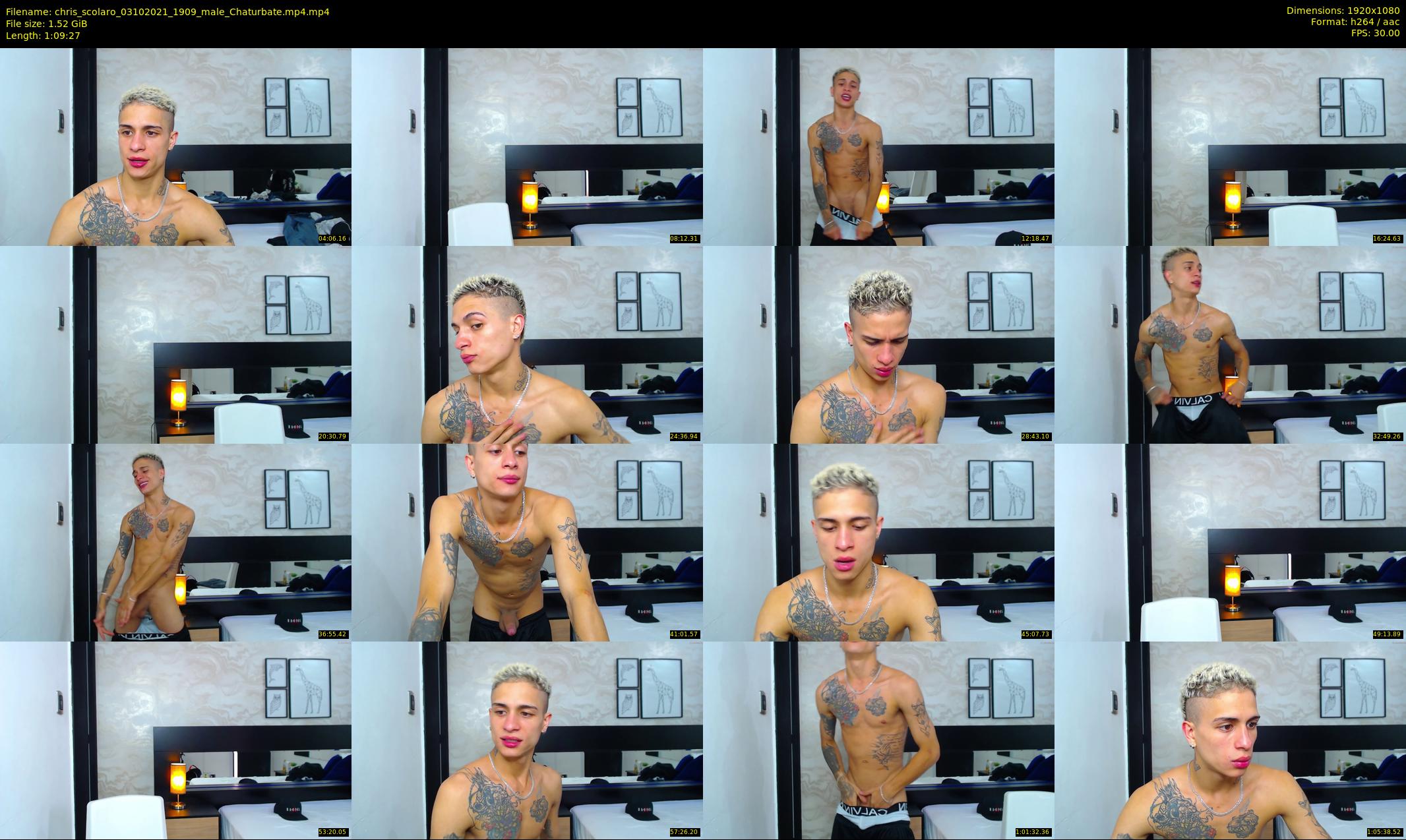 chris_scolaro — 70 minute Chaturbate male cam show recording, 1080p, Oct 3, 2021