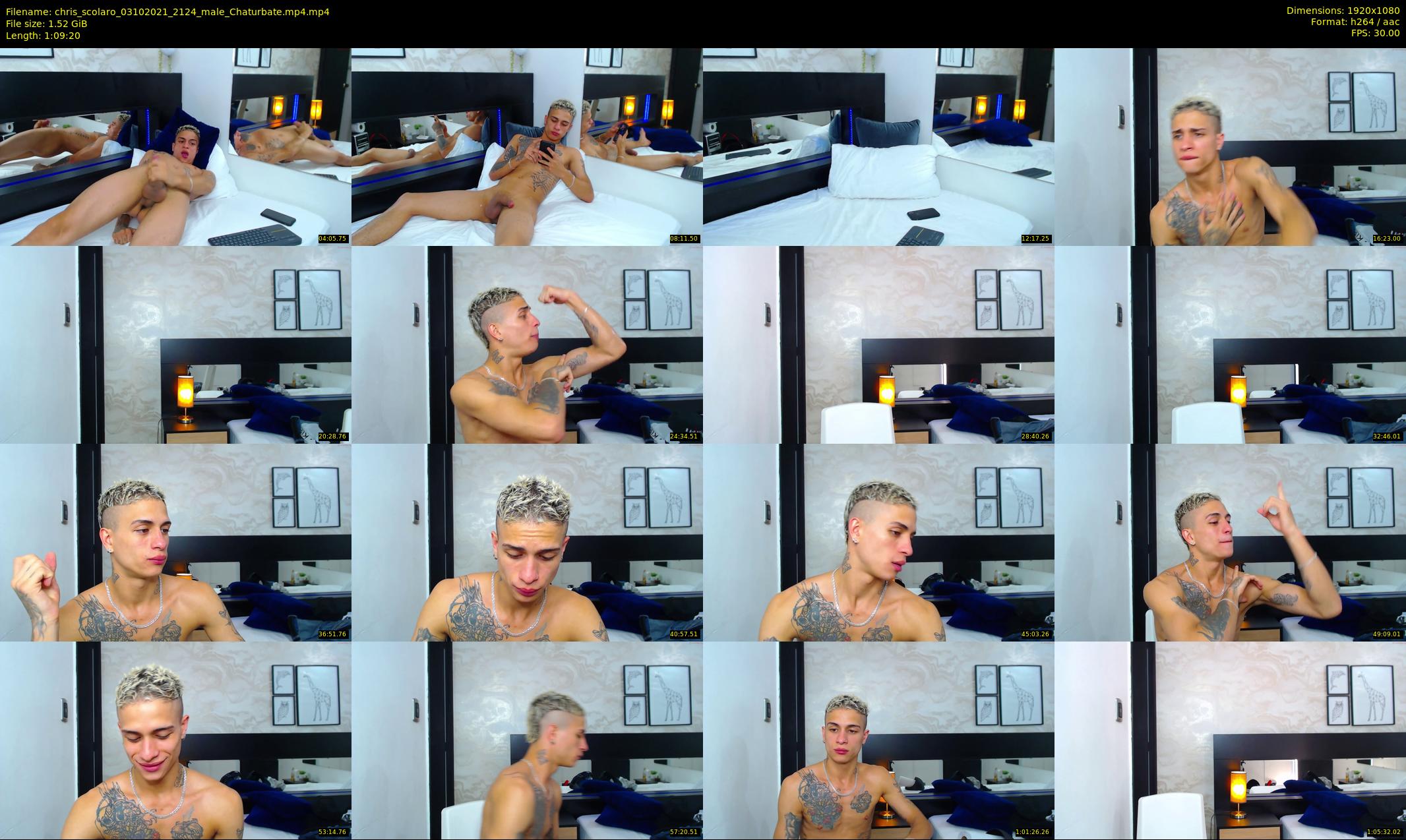 chris_scolaro — 70 minute Chaturbate male cam show recording, 1080p, Oct 3, 2021