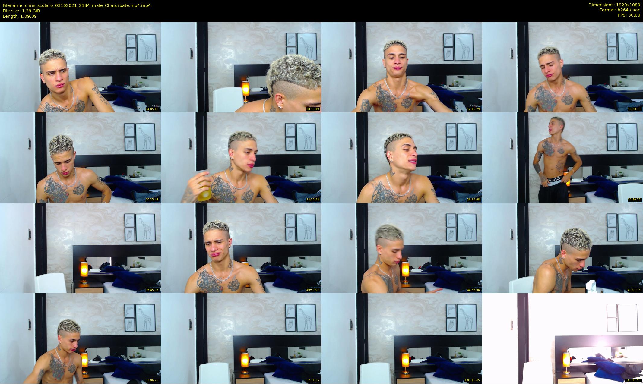 chris_scolaro — 70 minute Chaturbate male cam show recording, 1080p, Oct 3, 2021