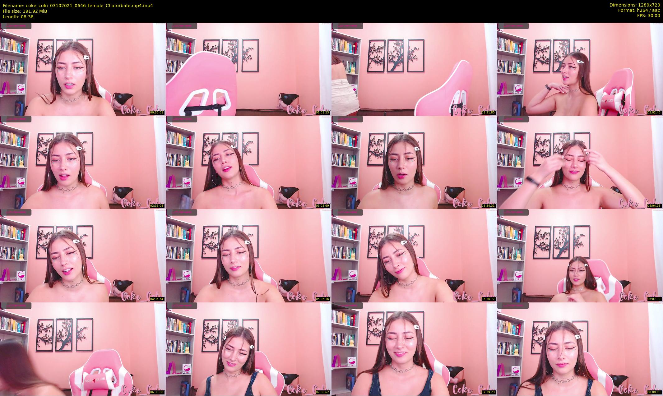 coke_colu — 9 minute Chaturbate female cam show recording, 720p, Oct 3, 2021